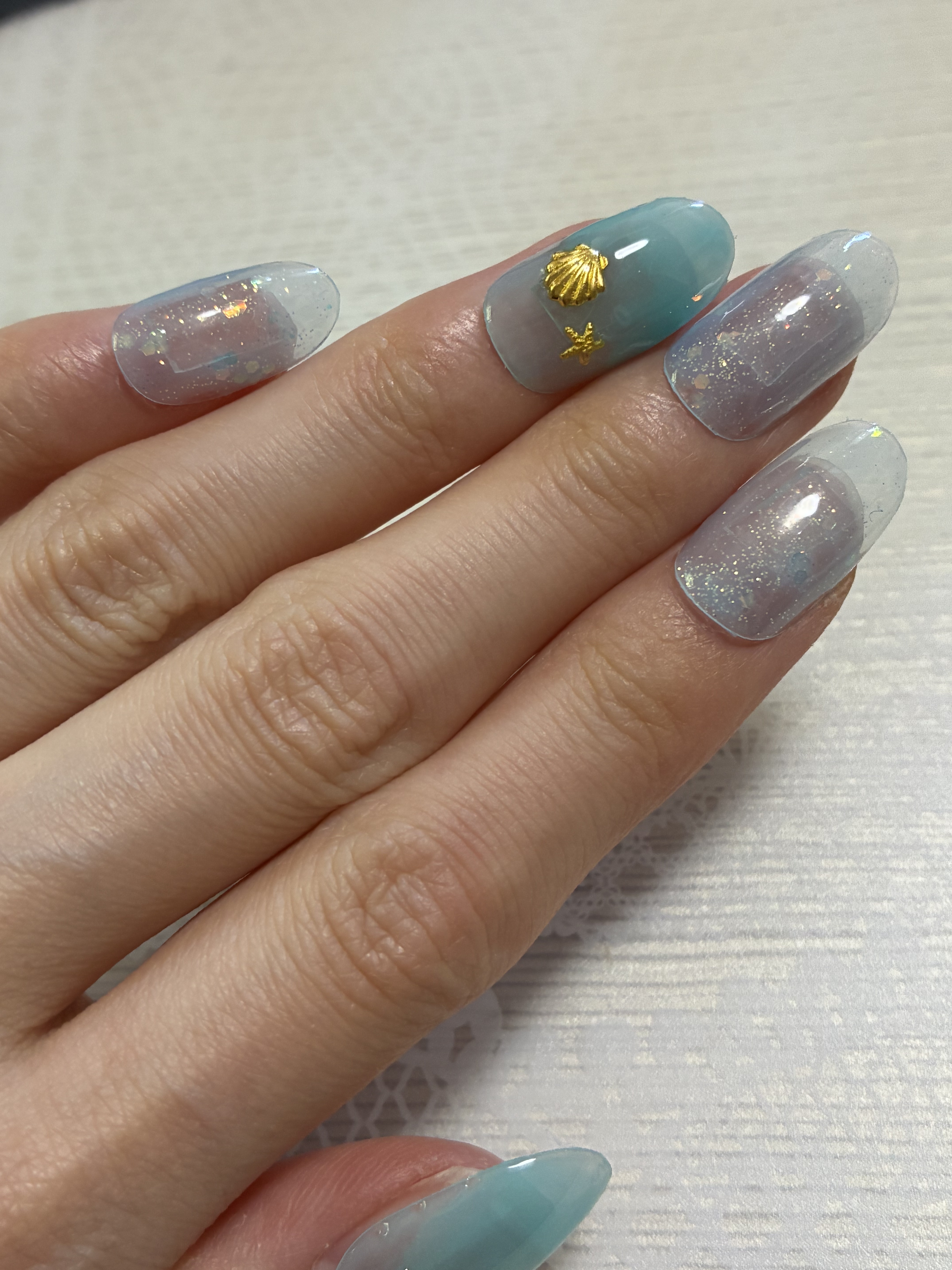 ジェルネイル（ライト対応）/セリア/ジェルネイルを使ったクチコミ（3枚目）