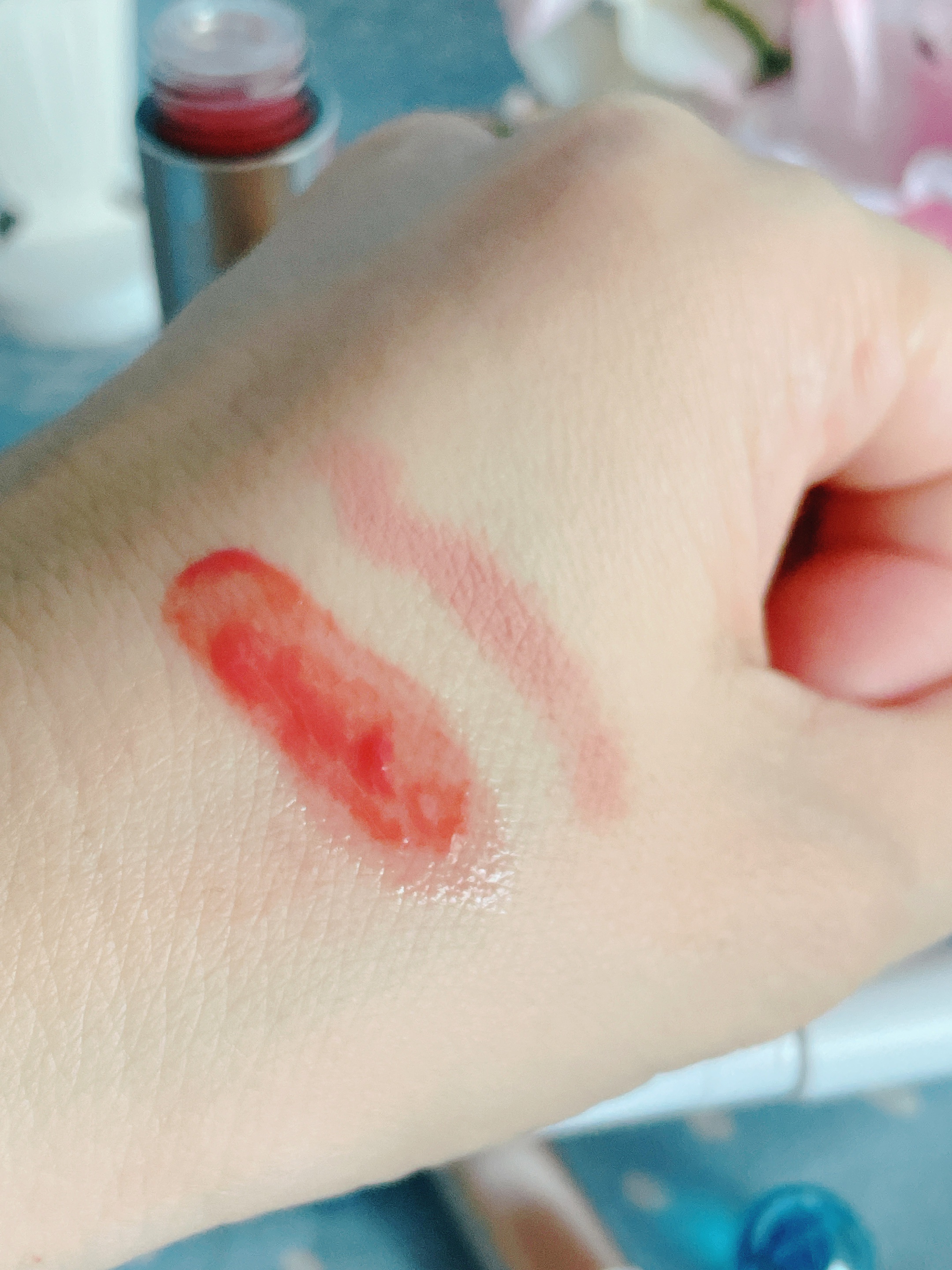 ドットオンムードワンウェイグロイティント/Heart Percent/リップティントを使ったクチコミ（3枚目）