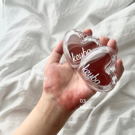 ハートキーリング リップ&チーク/keybo/口紅を使ったクチコミ(1枚目)