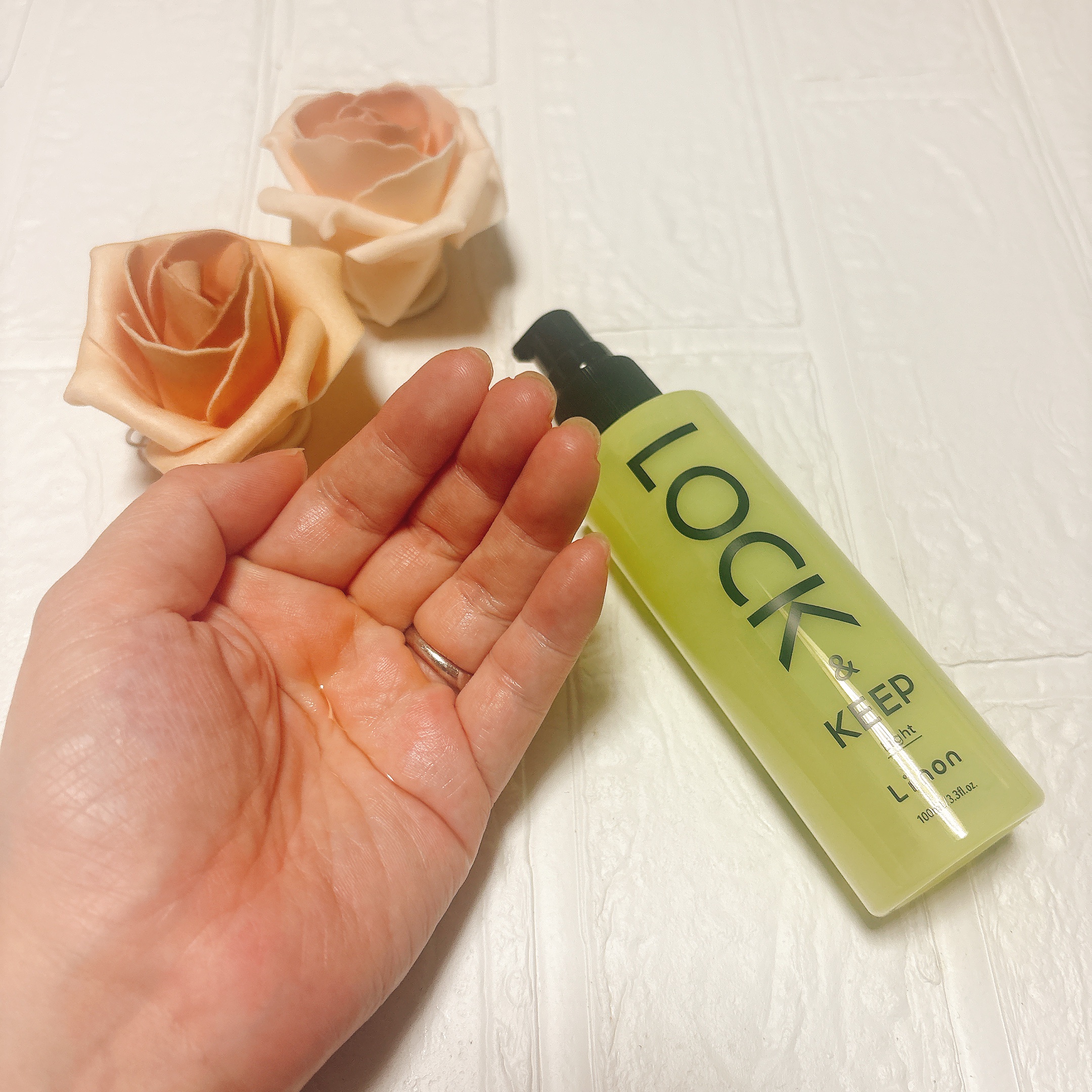 Linon ロックオイル ライト/Linon/ヘアオイルを使ったクチコミ（3枚目）