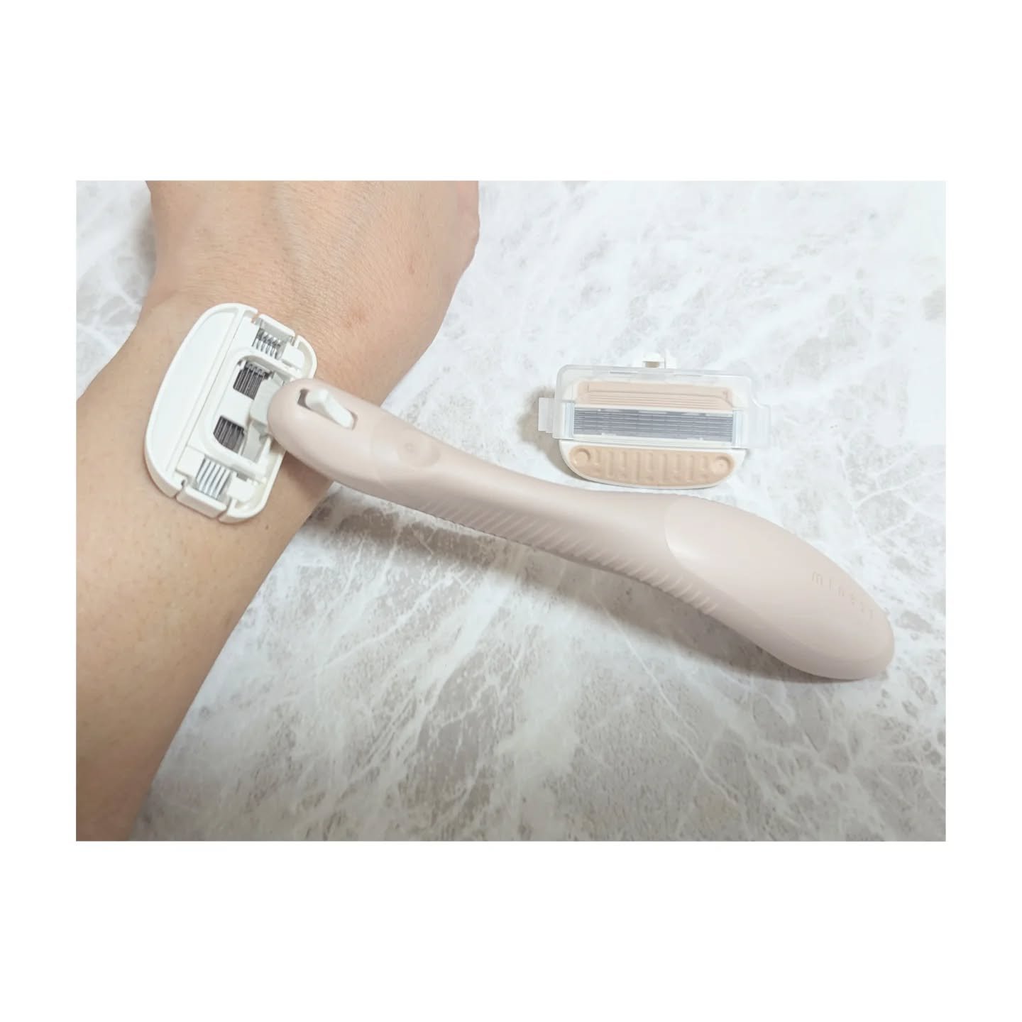 miness わき用カミソリ/貝印/シェーバーを使ったクチコミ（3枚目）