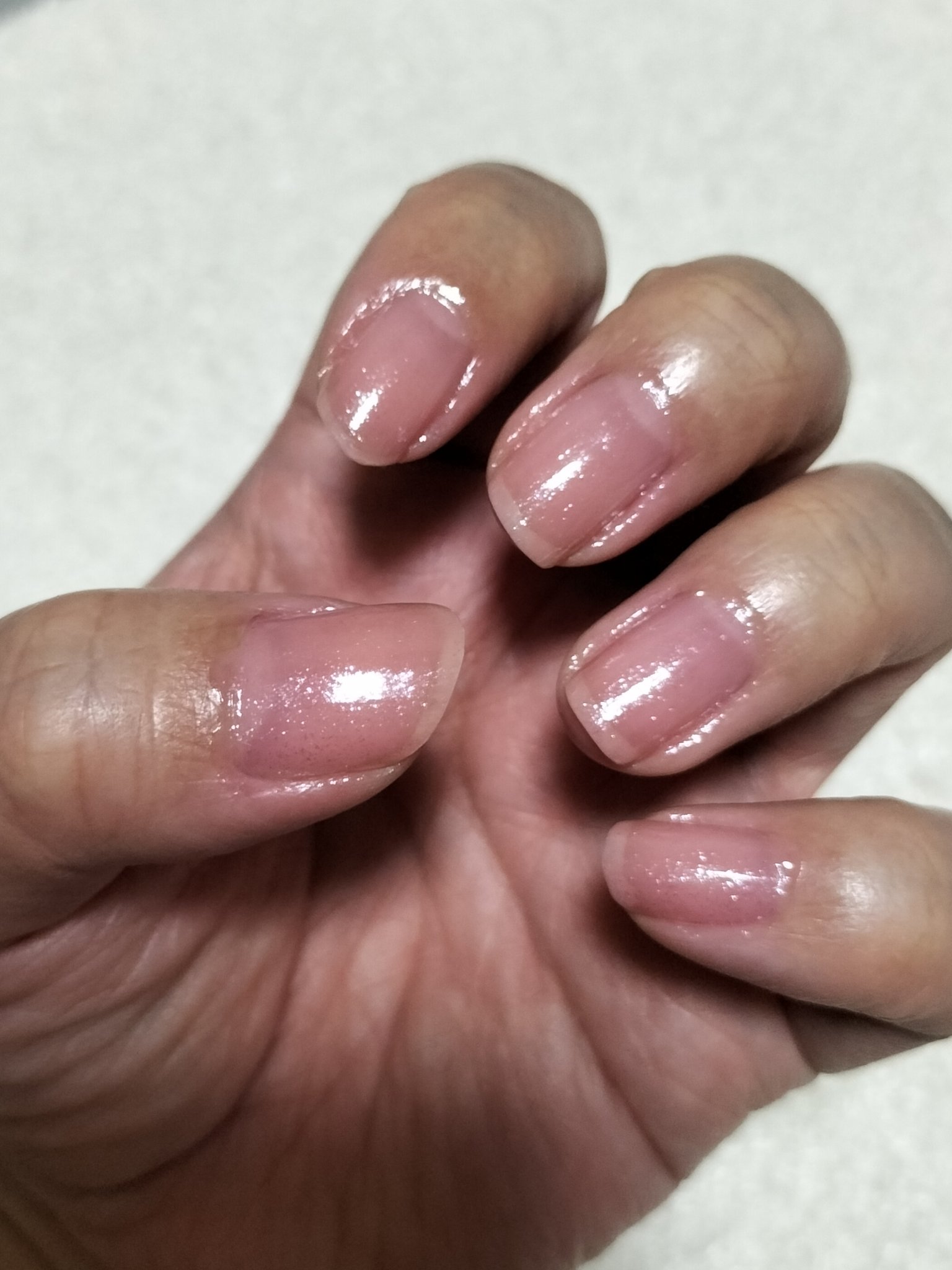 ネイルホリック つめ用ファンデ/ネイルホリック/ネイルトップコートを使ったクチコミ（2枚目）