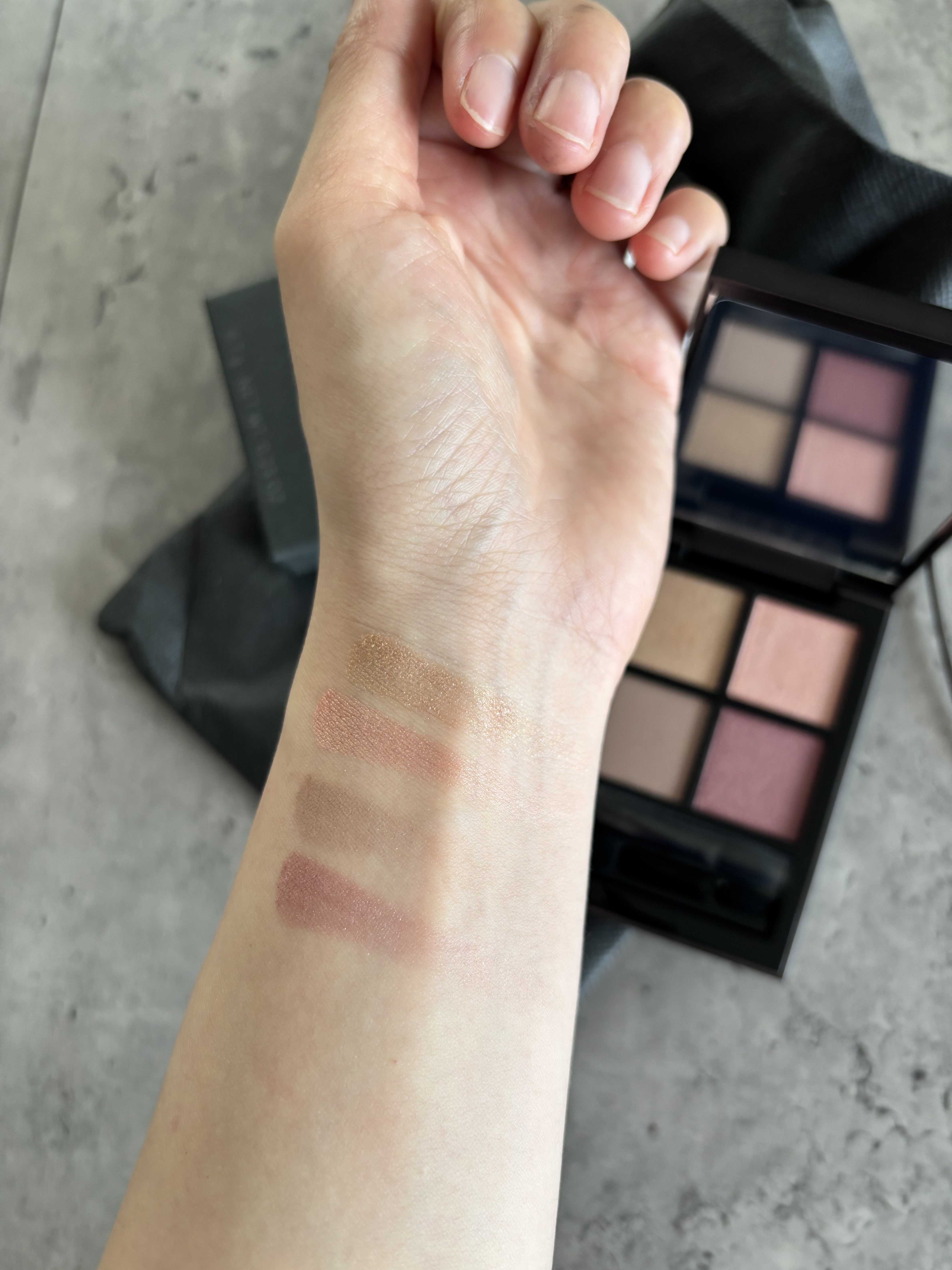 THREE スターゲージング アイシャドウクアッド/THREE/アイシャドウパレットを使ったクチコミ（2枚目）