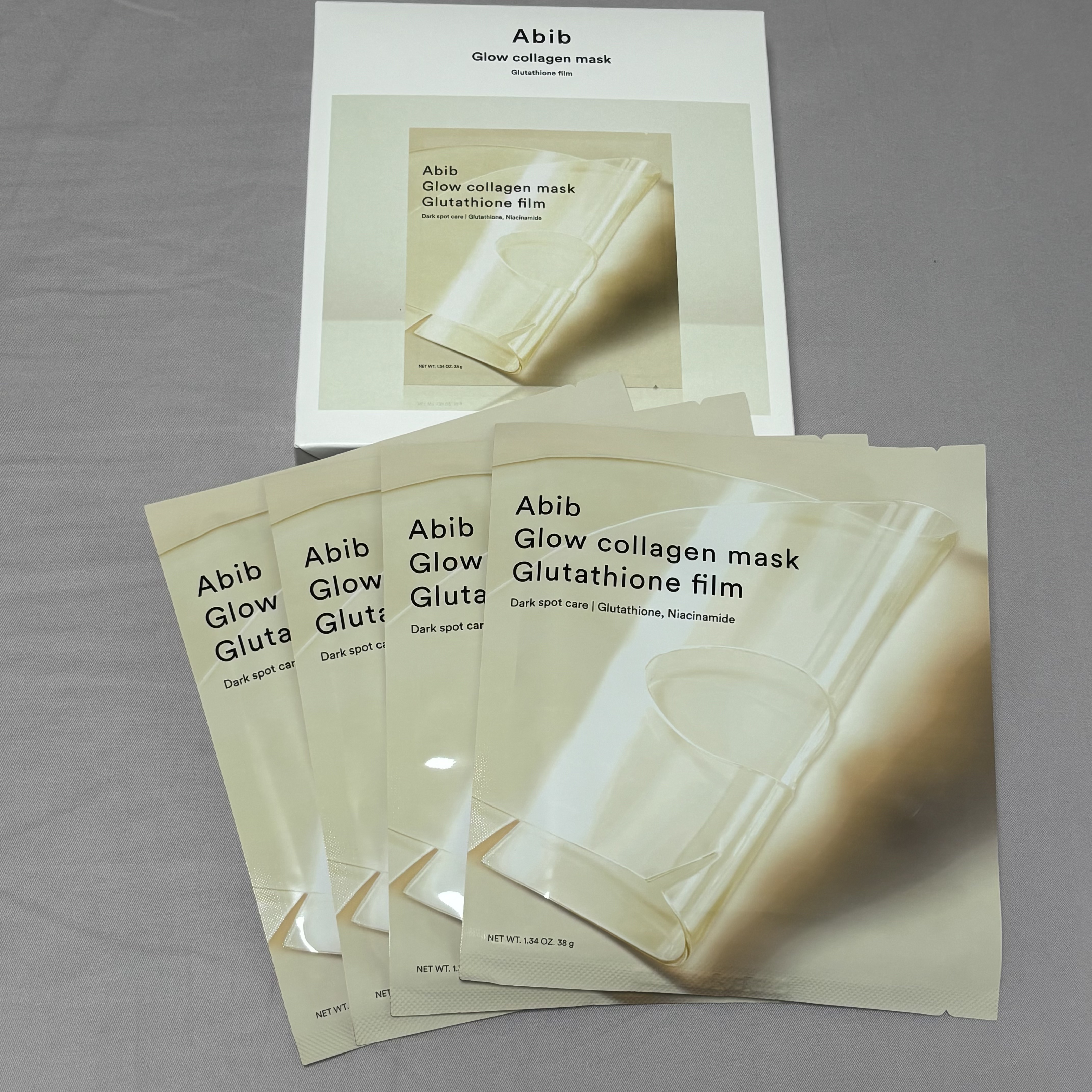 グルタチオンフィルムコラーゲンマスク/Abib /シートマスク・パックを使ったクチコミ（2枚目）