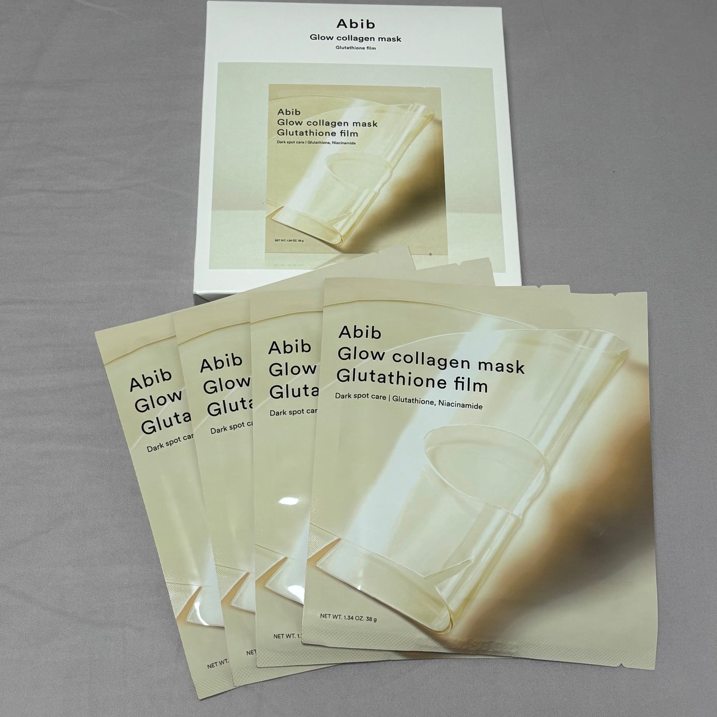 グルタチオンフィルムコラーゲンマスク/Abib /シートマスク・パックを使ったクチコミ(2枚目)