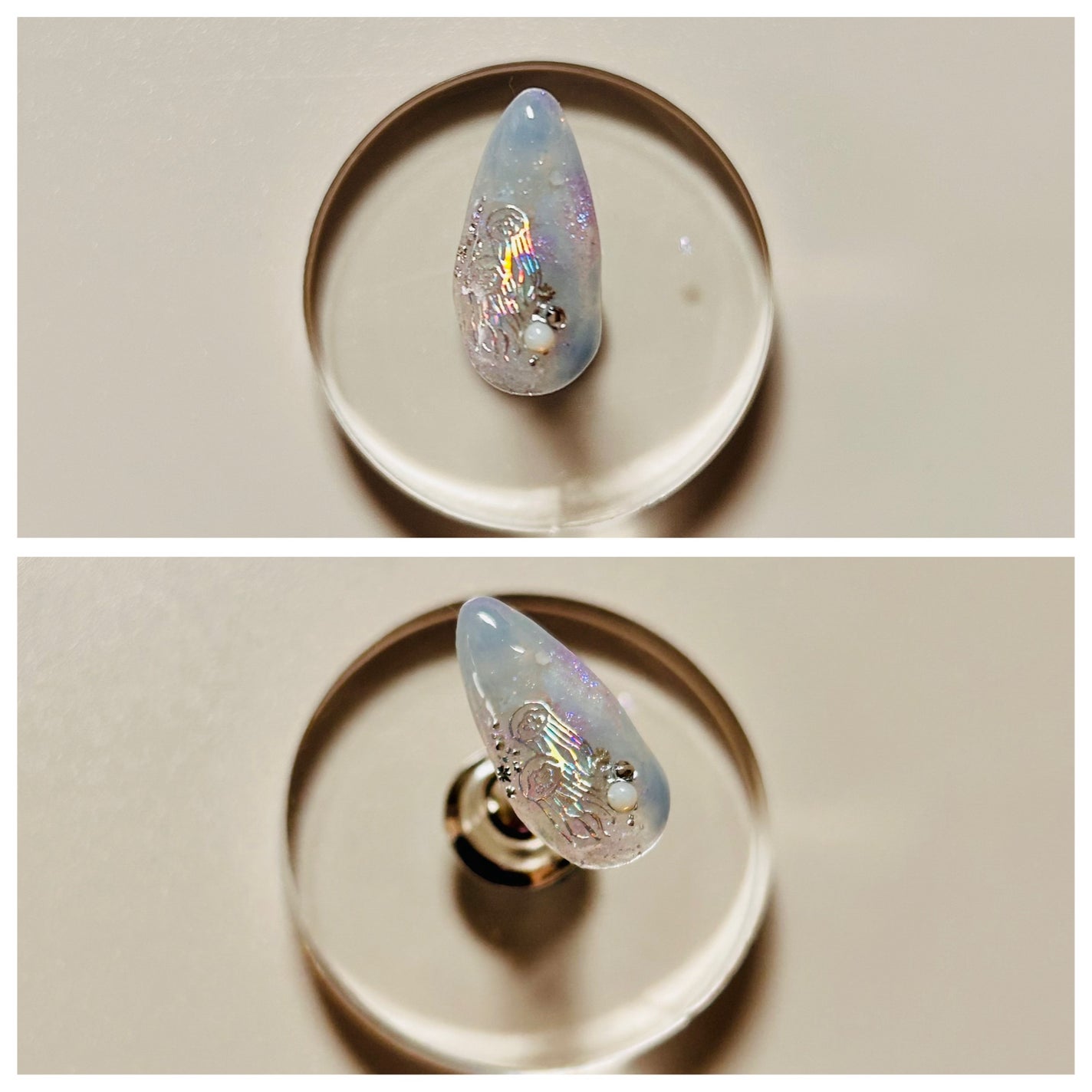 ネイルシール/セリア/ネイルシールを使ったクチコミ(4枚目)