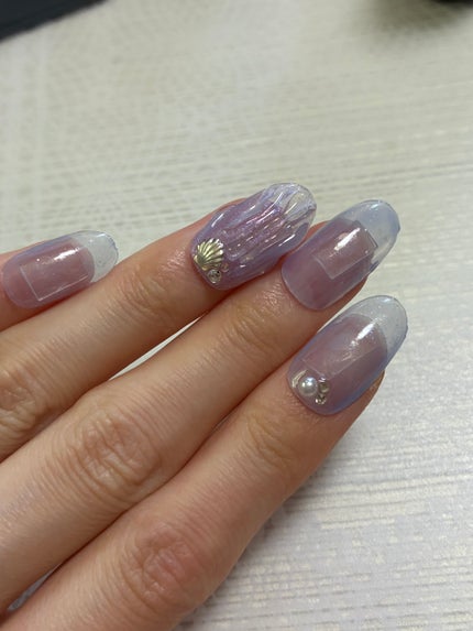 ジェルネイル(ライト対応)/セリア/ジェルネイルを使ったクチコミ(4枚目)