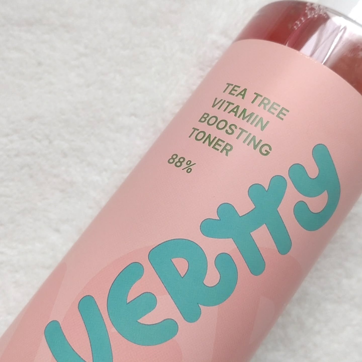 ティーツリー88%ビタミンブースティングトナー/Vertty/化粧水を使ったクチコミ（3枚目）