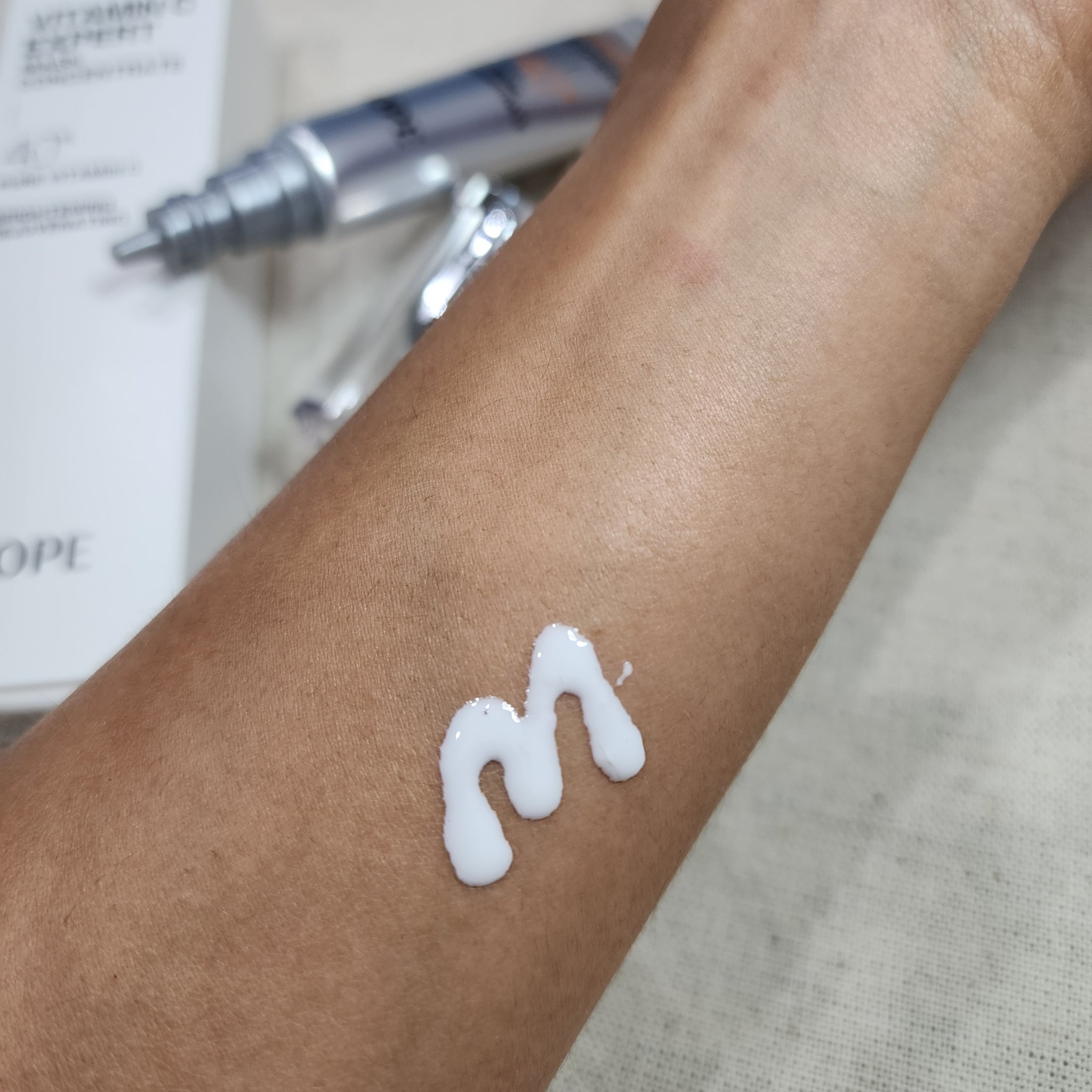 ビタミンC エキスパート40% マスクコンセントレート/IOPE/フェイスクリームを使ったクチコミ（2枚目）