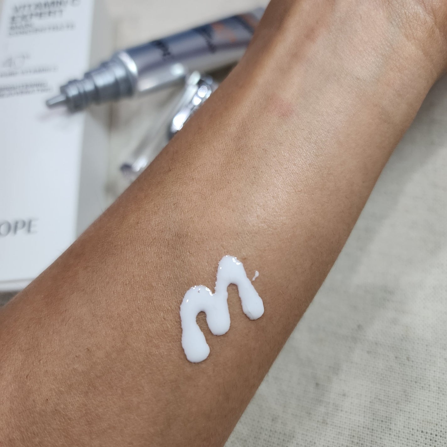 ビタミンC エキスパート40% マスクコンセントレート/IOPE/フェイスクリームを使ったクチコミ(2枚目)