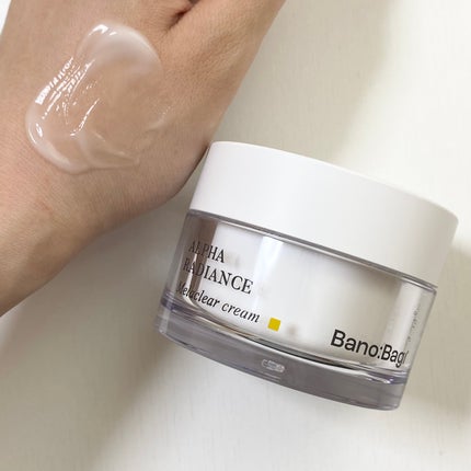 アルファラディアンスメラクリア クリーム/BANOBAGI/フェイスクリームを使ったクチコミ(4枚目)