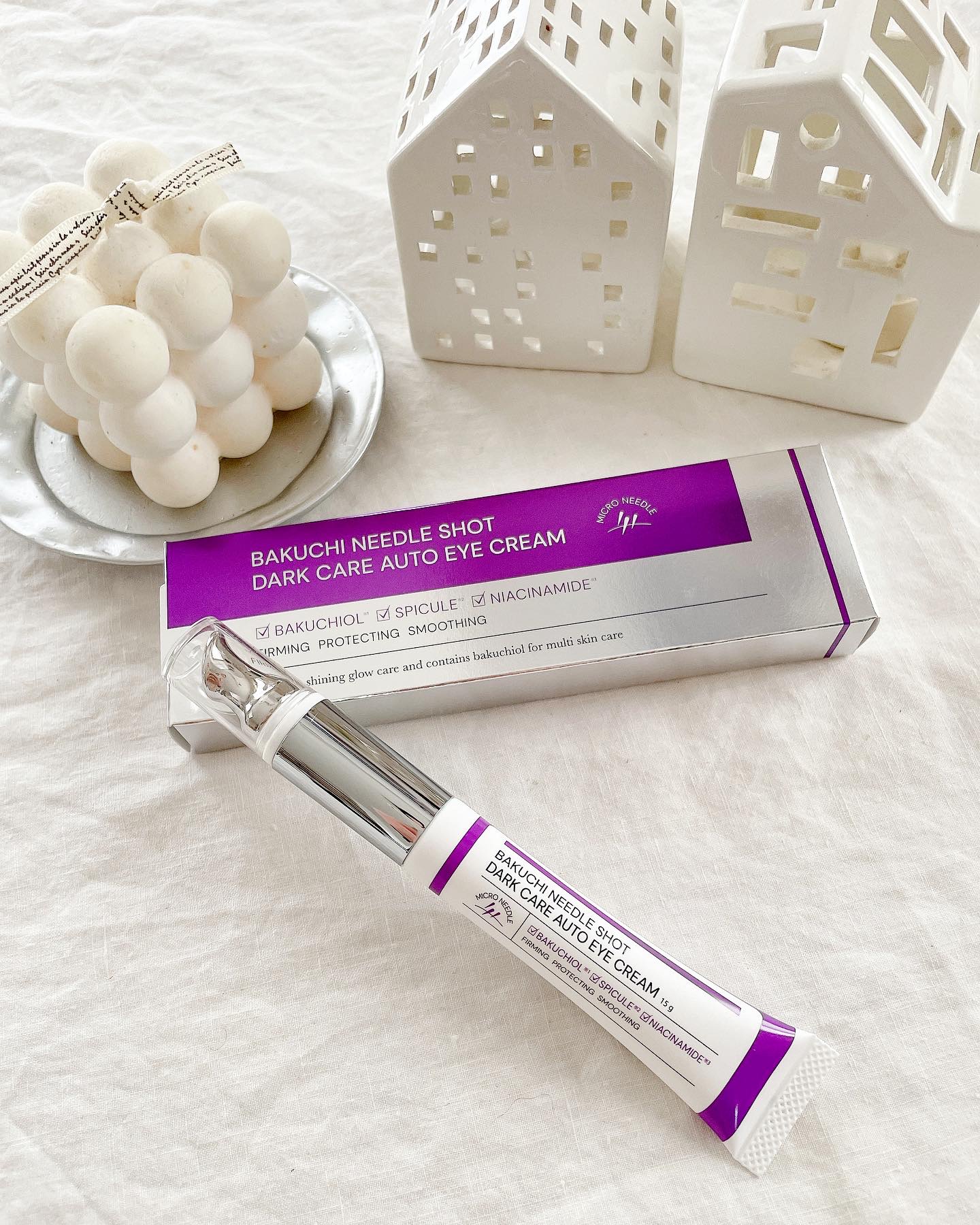 BAKUCHI NEEDLE SHOT DARK CARE AUTO EYE CREAM/LIALUSTER/アイケア・アイクリームを使ったクチコミ（1枚目）