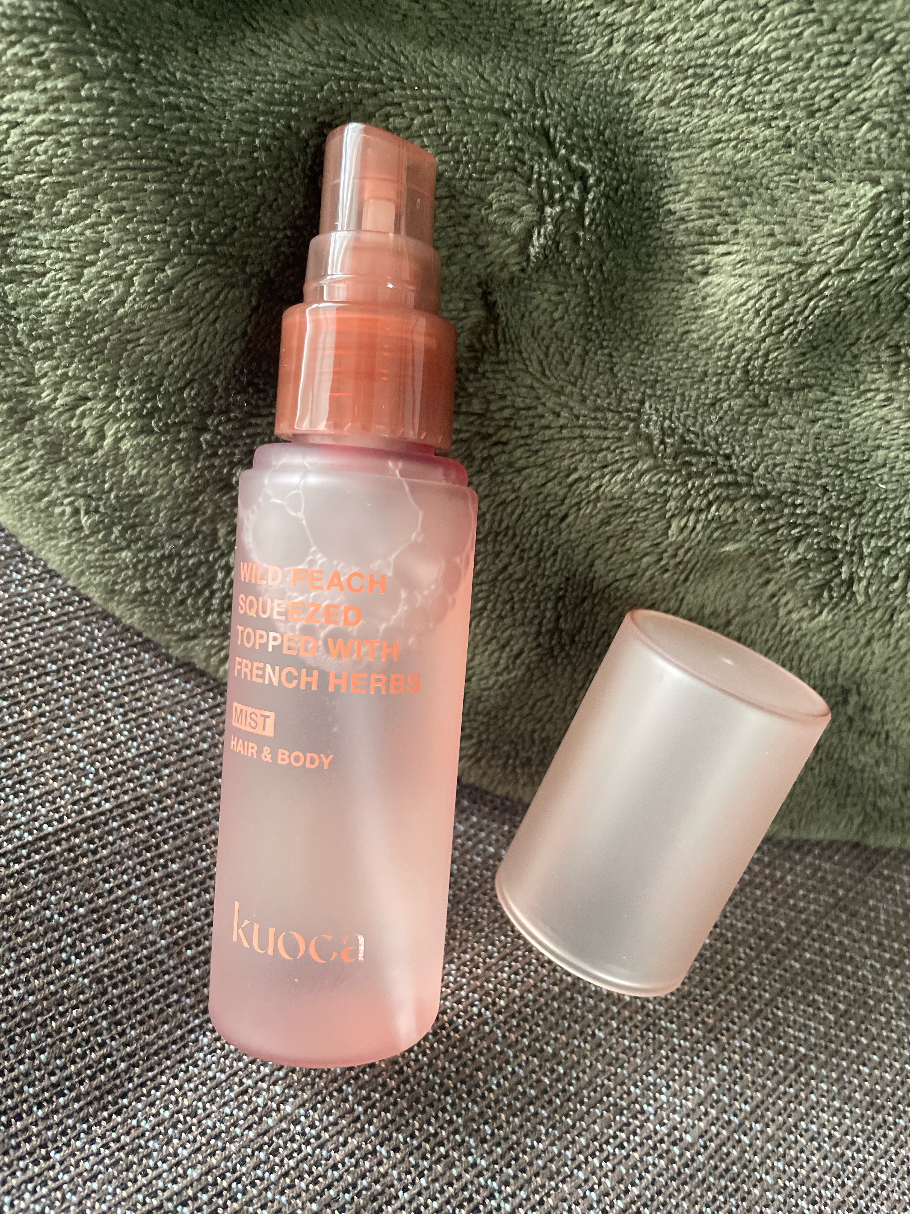 フレグランスミスト - WILD PEACH/KUOCA/ミスト状化粧水を使ったクチコミ（1枚目）