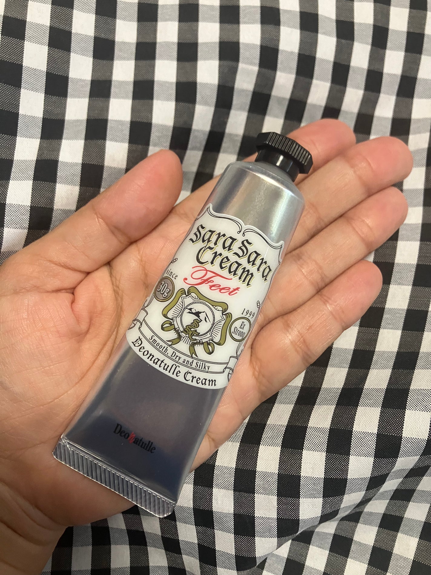 薬用足指さらさらクリーム/デオナチュレ/デオドラント・制汗剤を使ったクチコミ(1枚目)