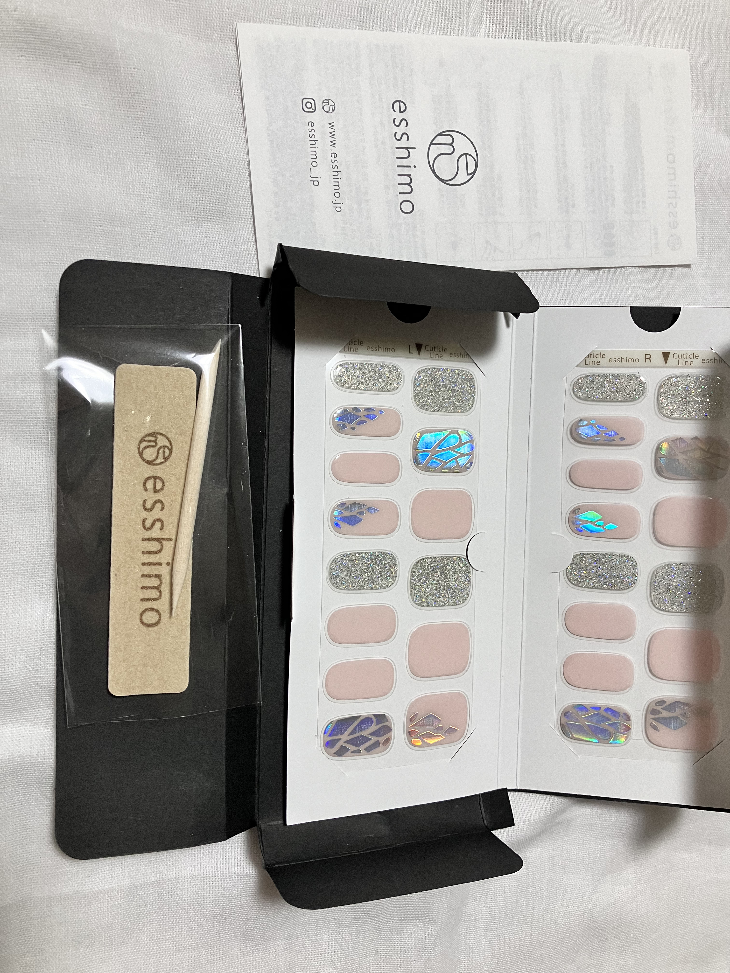 フィットフィックスジェルネイル/esshimo/ネイルシールを使ったクチコミ（2枚目）