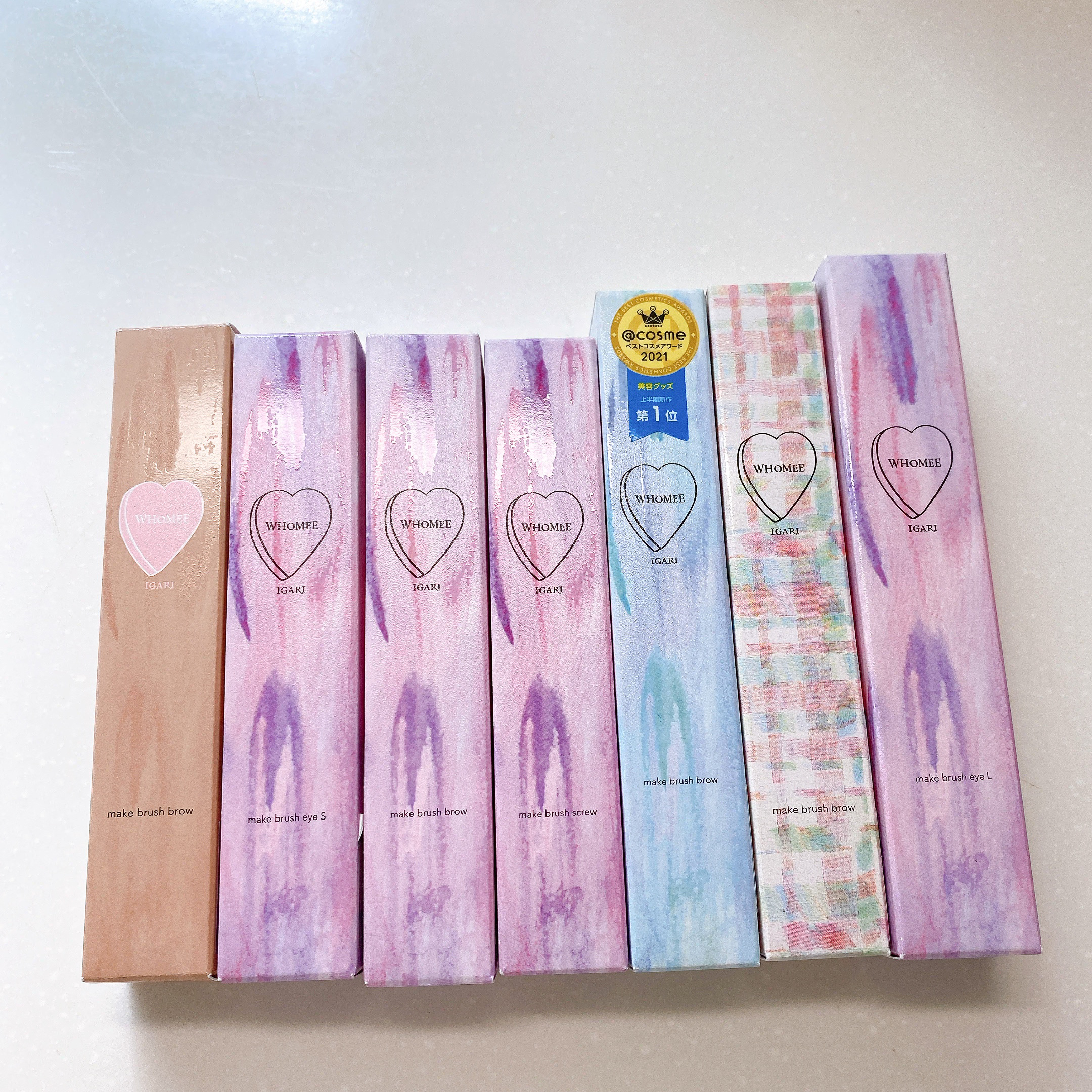 フーミー　アイブロウブラシ 熊野筆/WHOMEE/メイクブラシを使ったクチコミ（3枚目）