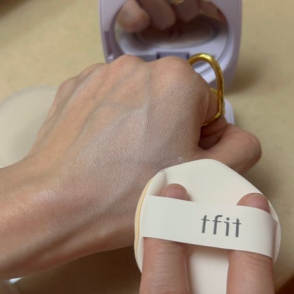 ベースフィットトーンアップサンクッション/TFIT/クッションファンデーションを使ったクチコミ(3枚目)