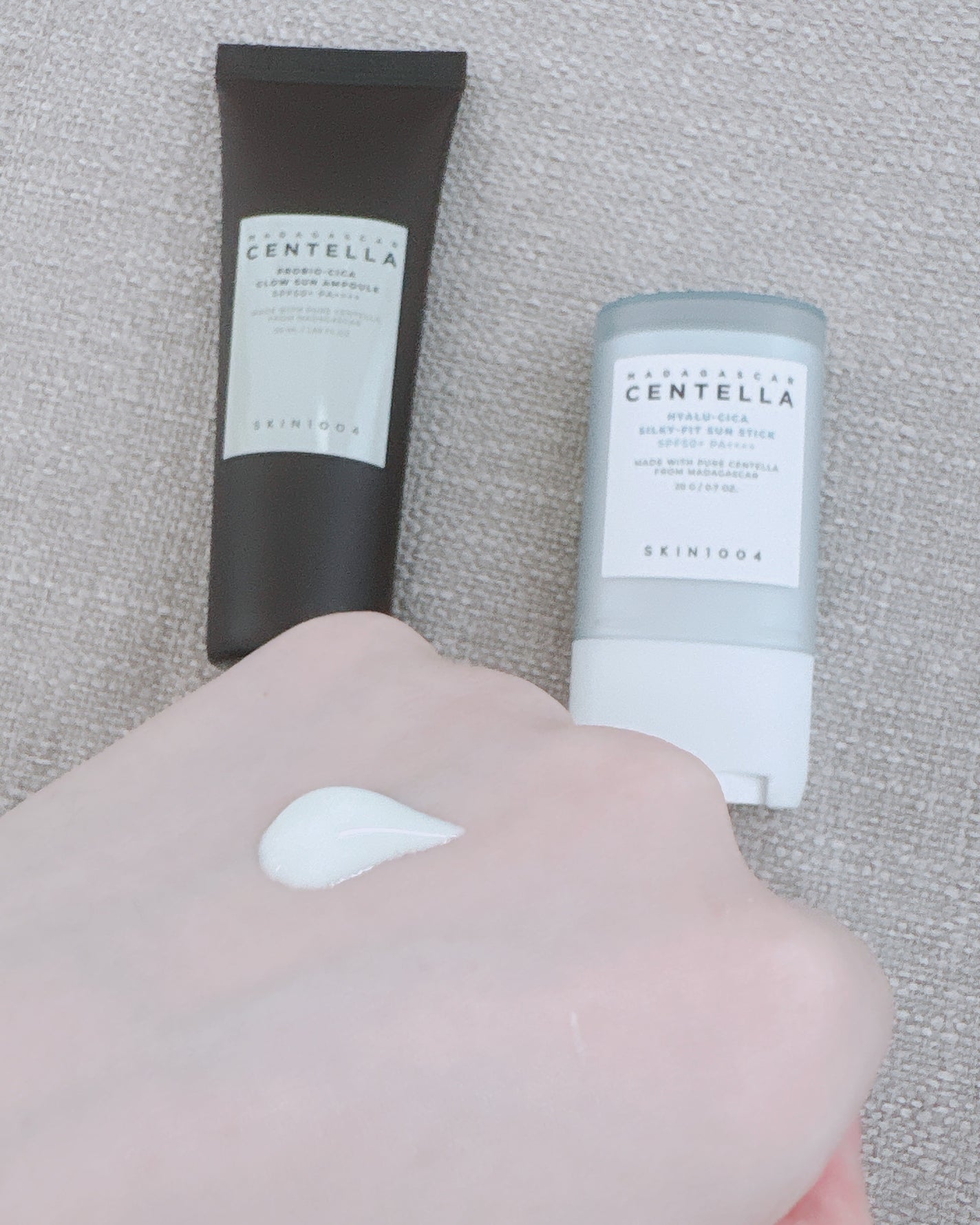 ヒアルーシカ ウォーターフィット サンセラム/SKIN1004/日焼け止めローションを使ったクチコミ(6枚目)