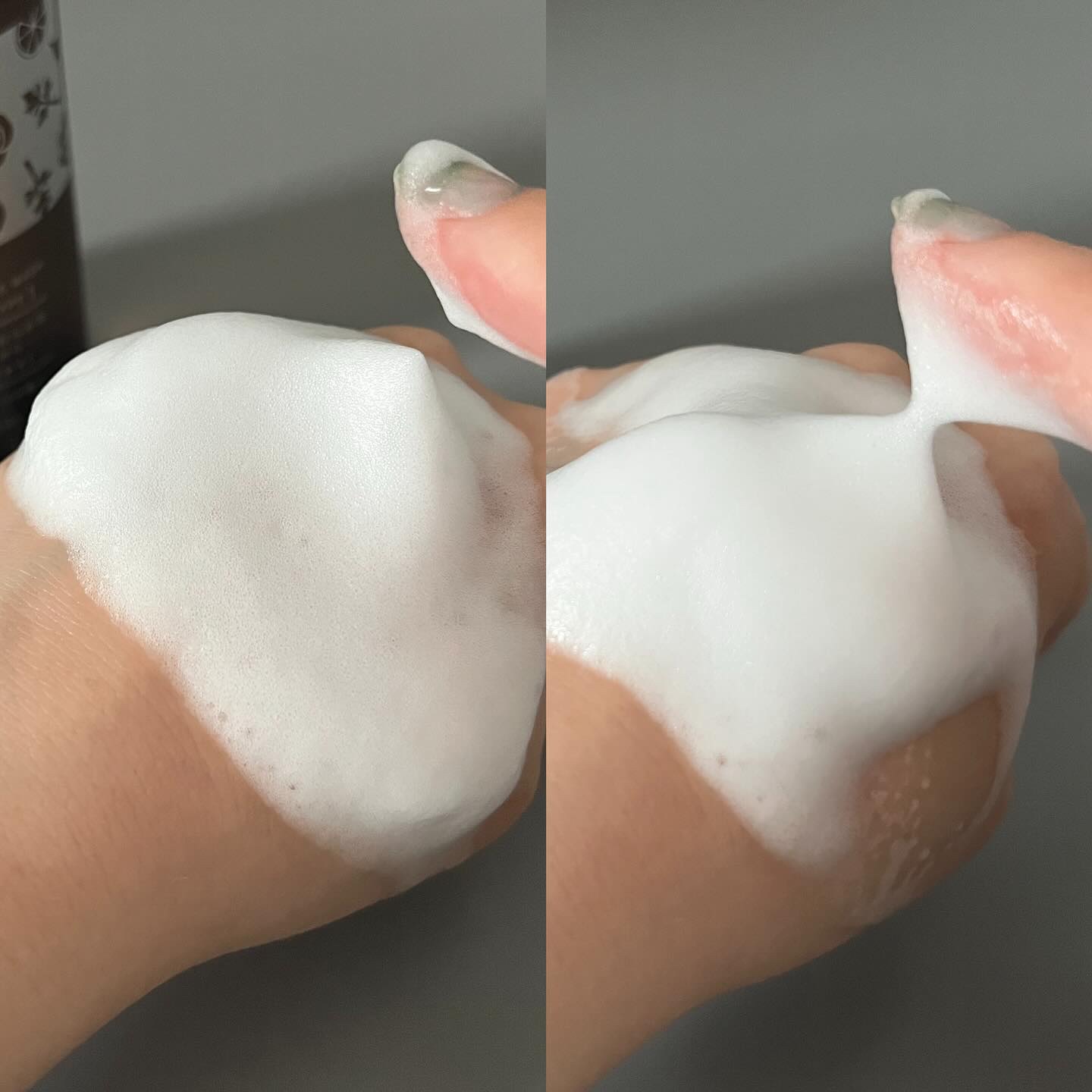 イロハ インティメートウォッシュ フォームタイプ よもぎブレンドの香り/iroha INTIMATE CARE/デリケートゾーンケアを使ったクチコミ（3枚目）