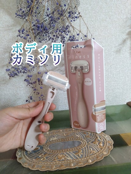miness ボディ用カミソリ 替刃2個付/貝印/シェーバーを使ったクチコミ(1枚目)