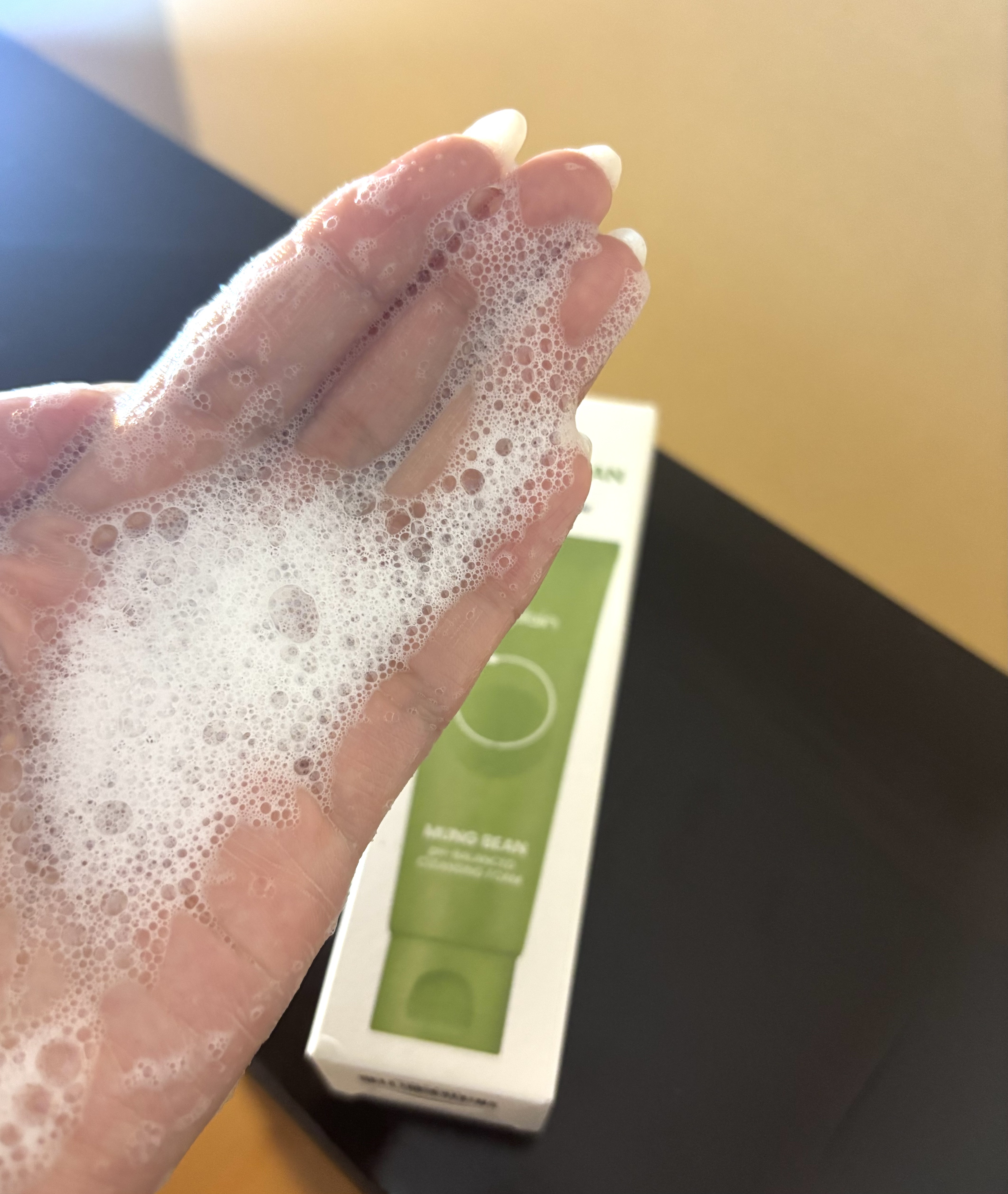 緑豆弱酸性洗顔フォーム/beplain/洗顔フォームを使ったクチコミ（3枚目）