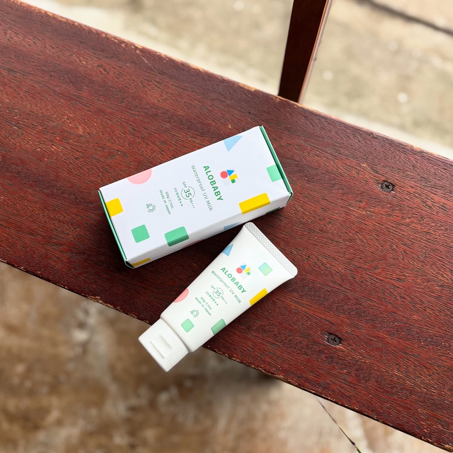 ウォータープルーフUVミルク /ALOBABY/日焼け止めミルクを使ったクチコミ（2枚目）