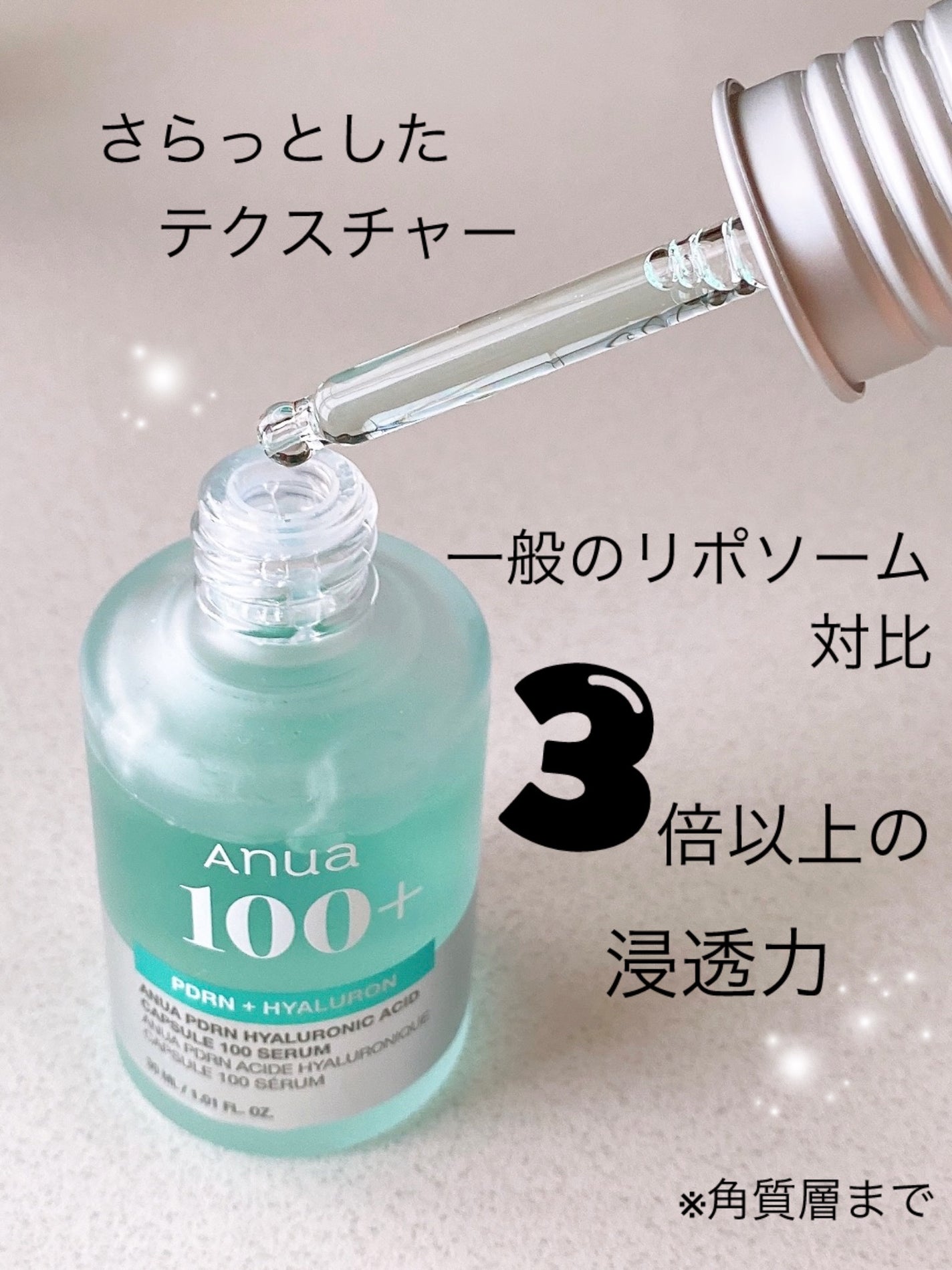 PDRNヒアルロン酸カプセル100セラム/Anua/美容液を使ったクチコミ(2枚目)