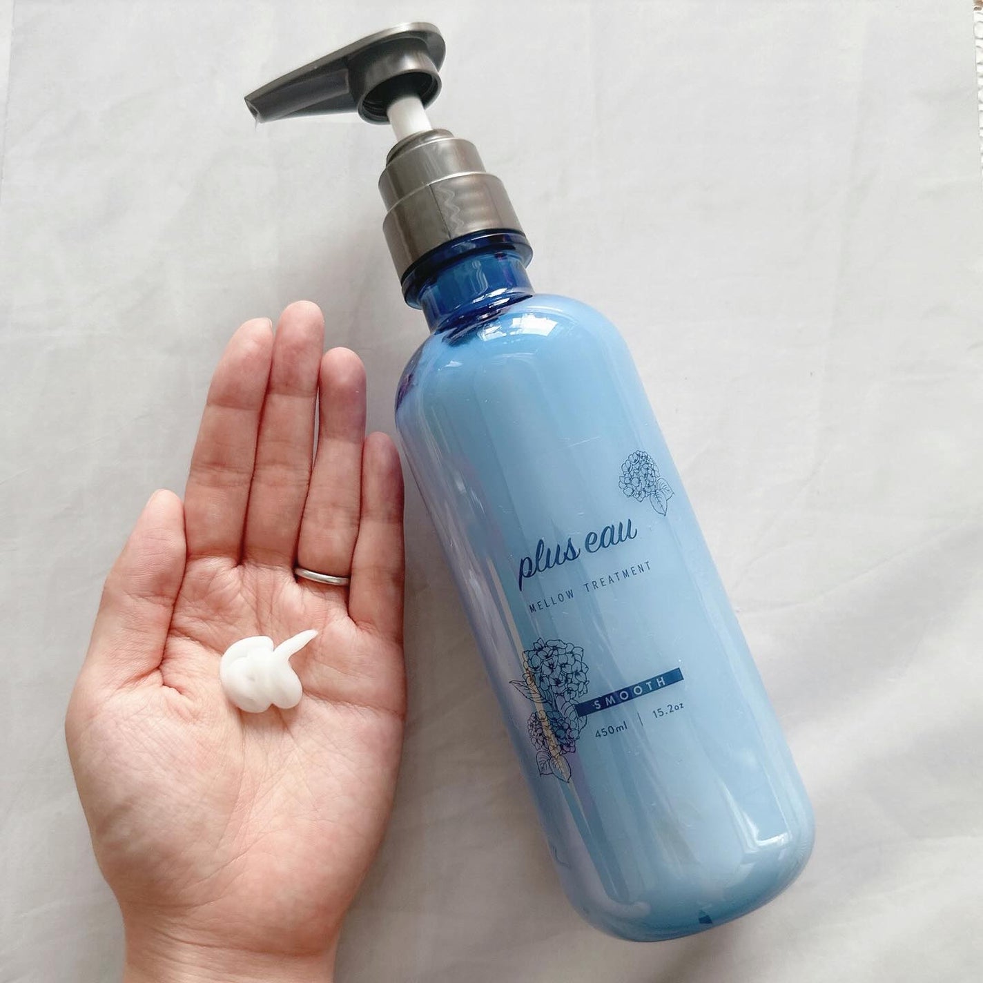 メロウシャンプー/メロウトリートメント アジサイの香り/plus eau/市販シャンプーを使ったクチコミ(5枚目)