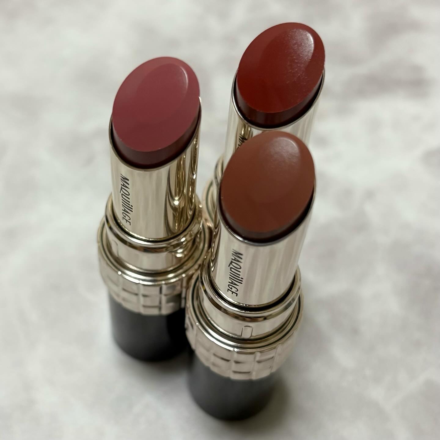 ドラマティックエッセンスルージュ/マキアージュ/口紅を使ったクチコミ（3枚目）