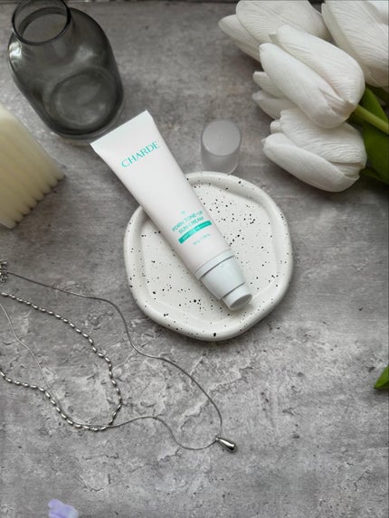 PDRN TONE-UP SUN CREAM/CHARDE/日焼け止めクリームを使ったクチコミ(4枚目)