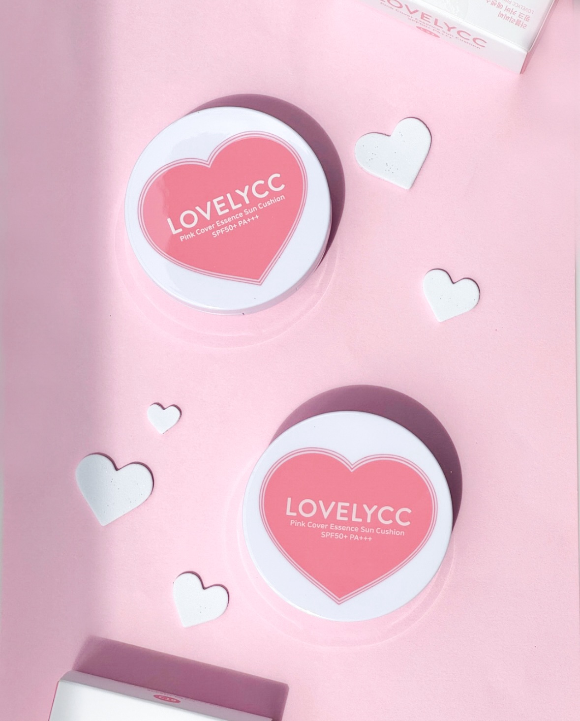 ピンクカバーエッセンスサンクッション/LOVELYCC/クッションファンデーションを使ったクチコミ（1枚目）