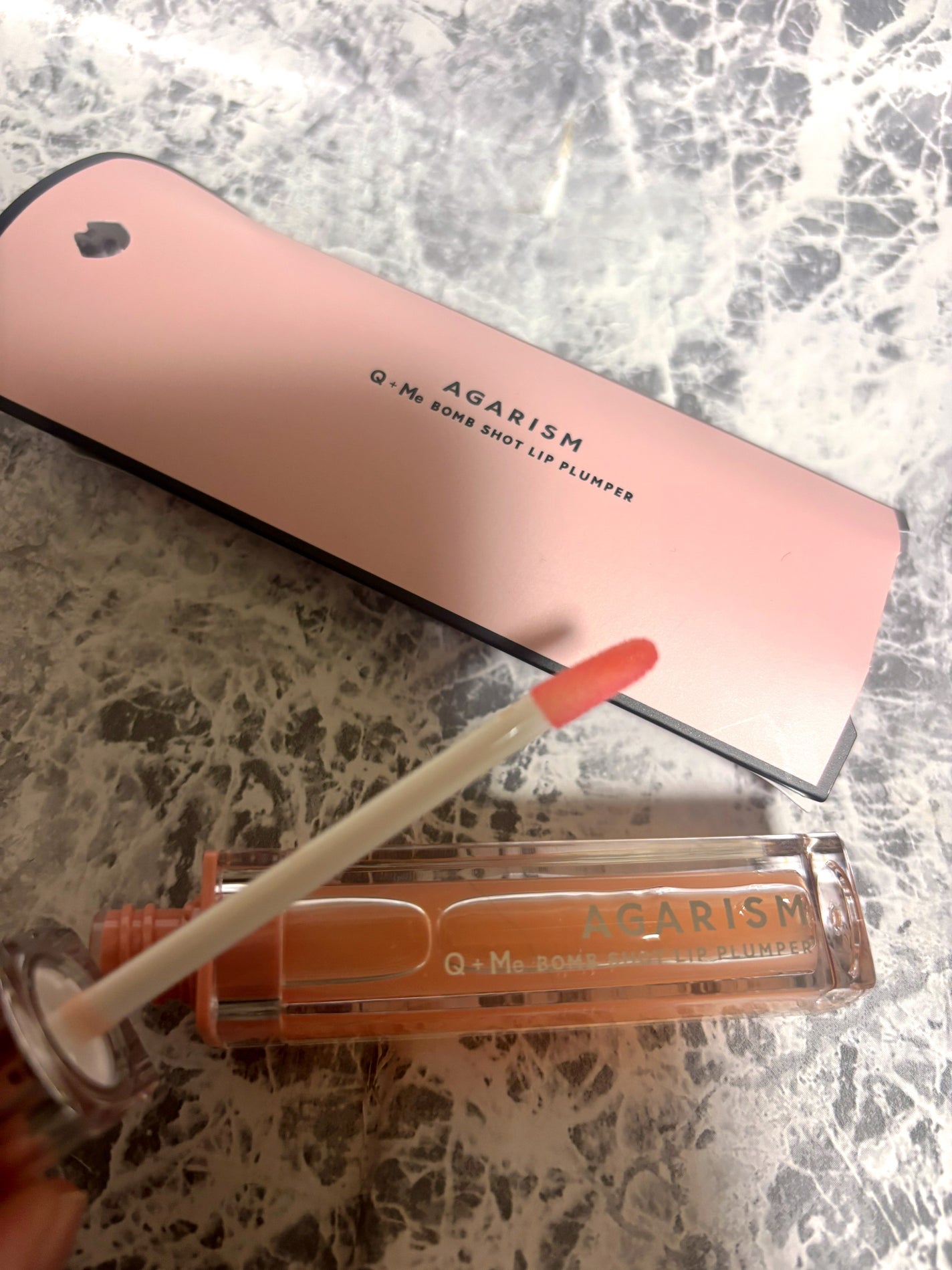 キューミ―ボムショットリッププランパー/AGARISM/リッププランパーを使ったクチコミ(1枚目)