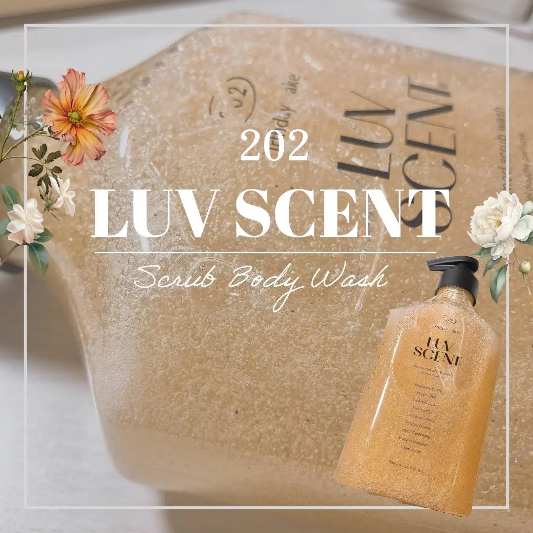 スクラブボディウォッシュ バースデイケーキ ラズベリーバニラ/LUV SCENT/ボディスクラブを使ったクチコミ(1枚目)