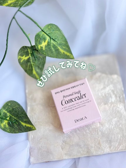 パーソナルシングルコンシーラー/Dear.A/パレットコンシーラーを使ったクチコミ(9枚目)