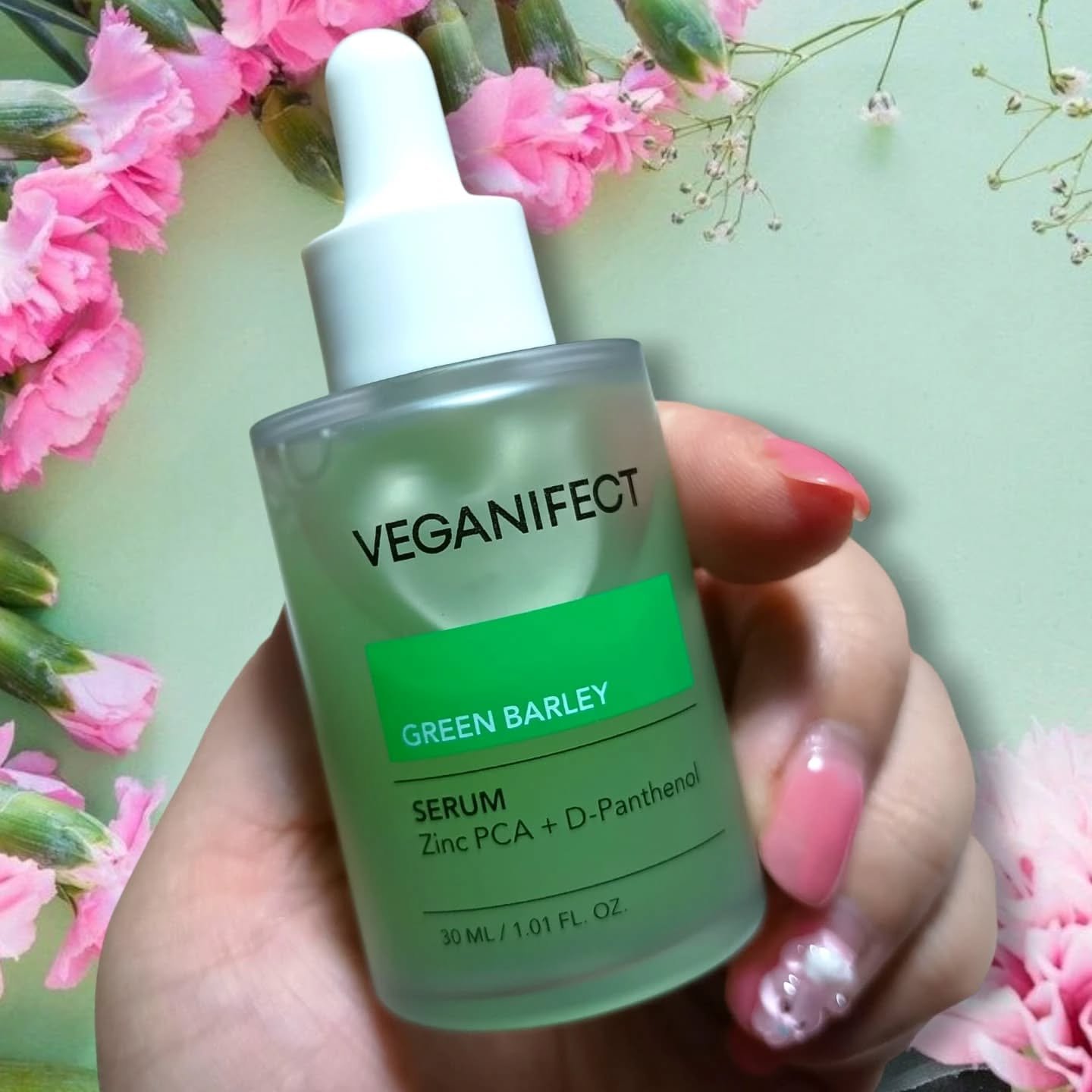 青麦ジンクセラム/Veganifect/美容液を使ったクチコミ（3枚目）