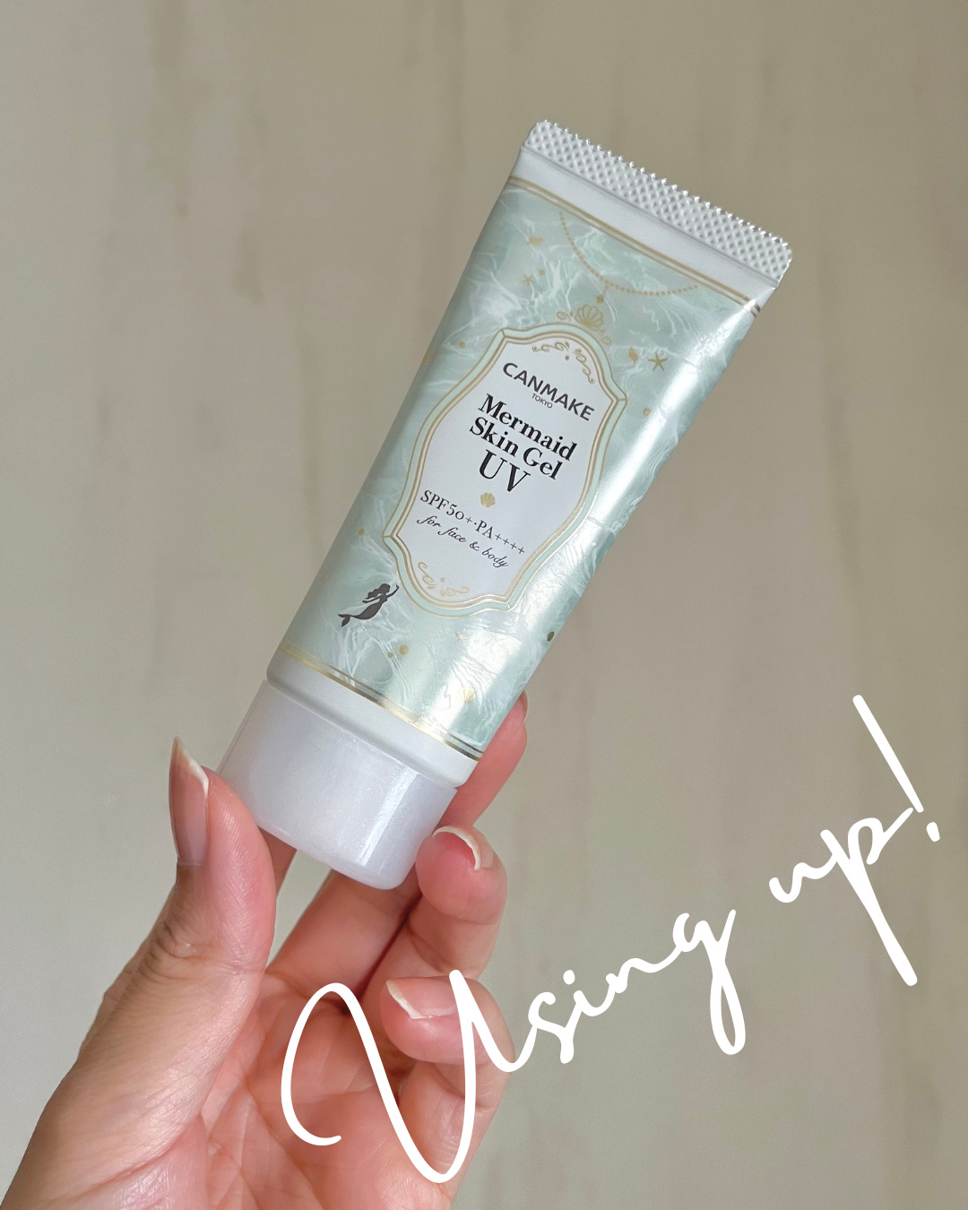 マーメイドスキンジェルUV/キャンメイク/日焼け止めジェルを使ったクチコミ（1枚目）