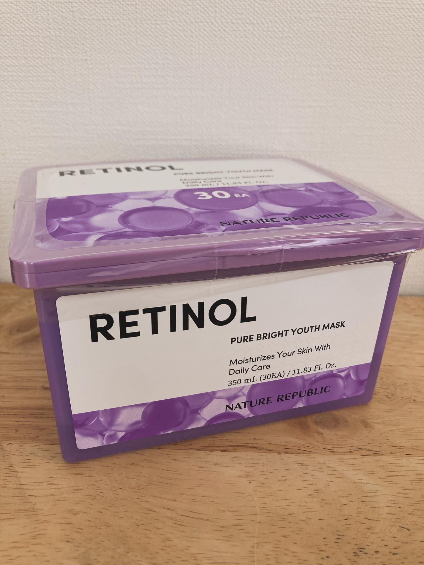 レチノールピュアブライトユースマスク30枚入/ネイチャーリパブリック/シートマスク・パックを使ったクチコミ（1枚目）