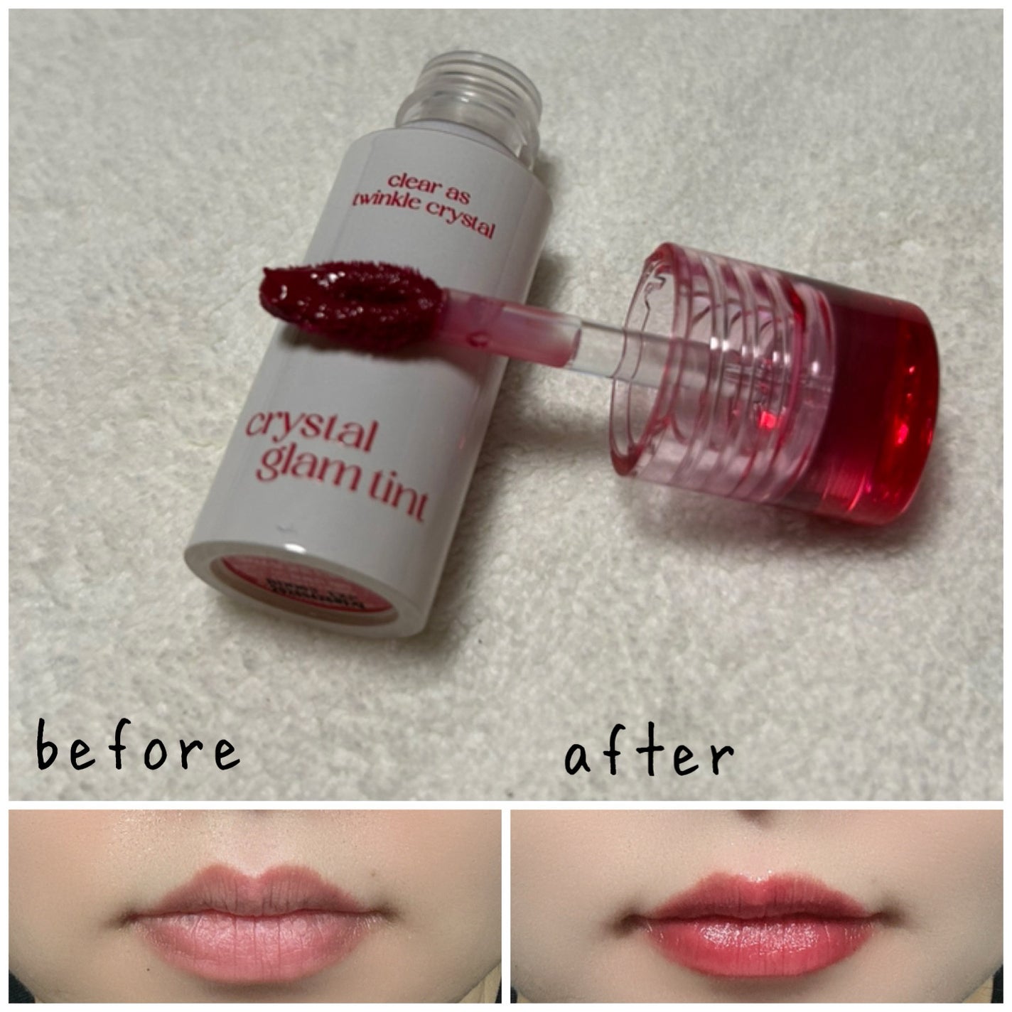 クリスタル グラム ティント/CLIO/リップティントを使ったクチコミ(3枚目)