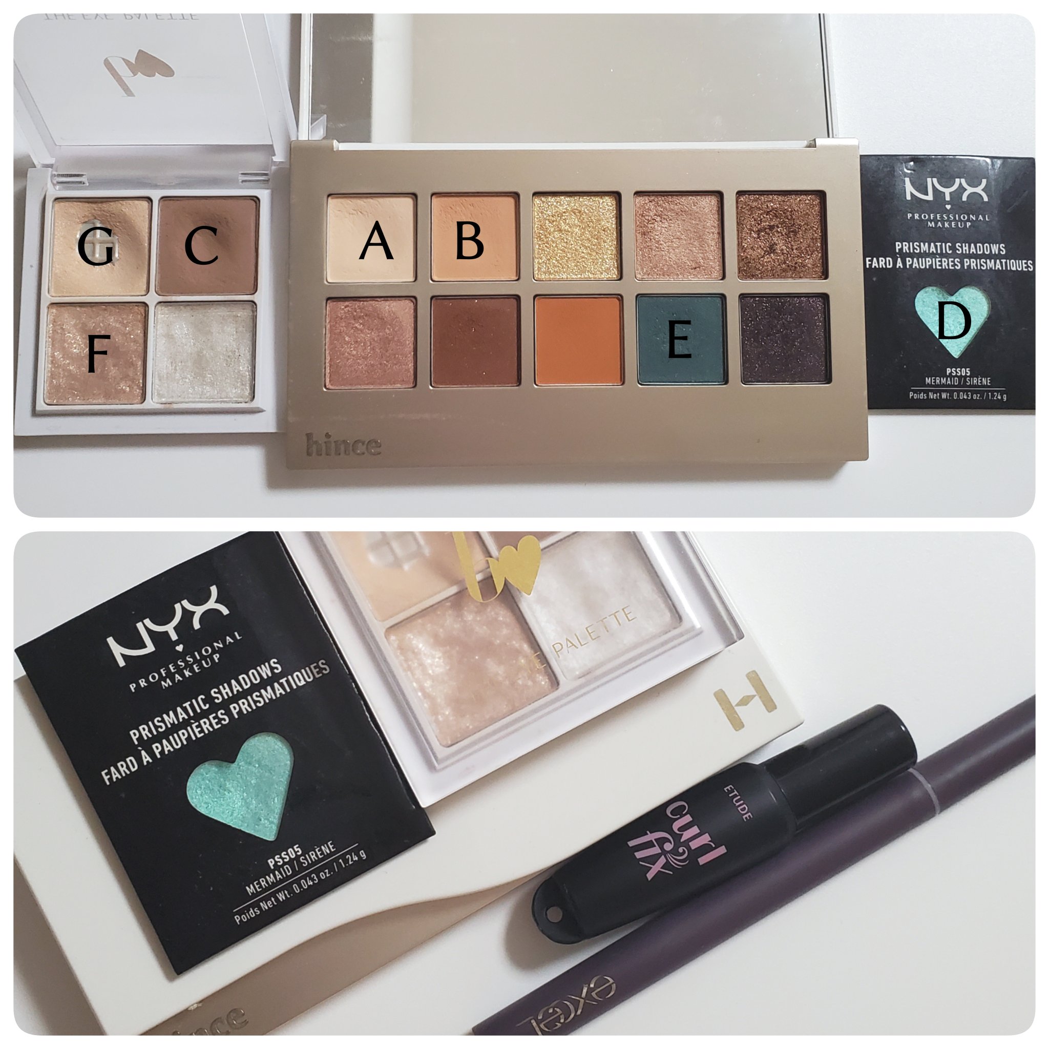 プリズマ シャドウ 05 カラー・ マーメイド/NYX Professional Makeup/単色アイシャドウを使ったクチコミ（2枚目）