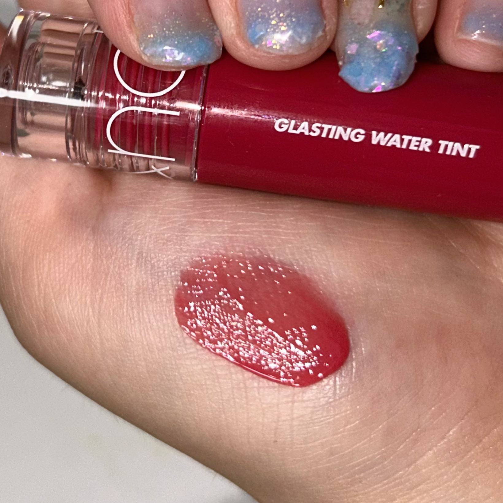 グラスティングウォーターティント/rom&nd/リップティントを使ったクチコミ（3枚目）