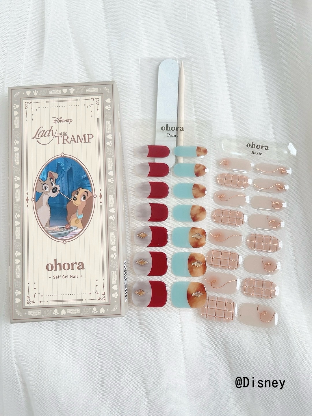 セミキュアジェルネイル（ハンド）/ohora/ネイルシールを使ったクチコミ（2枚目）