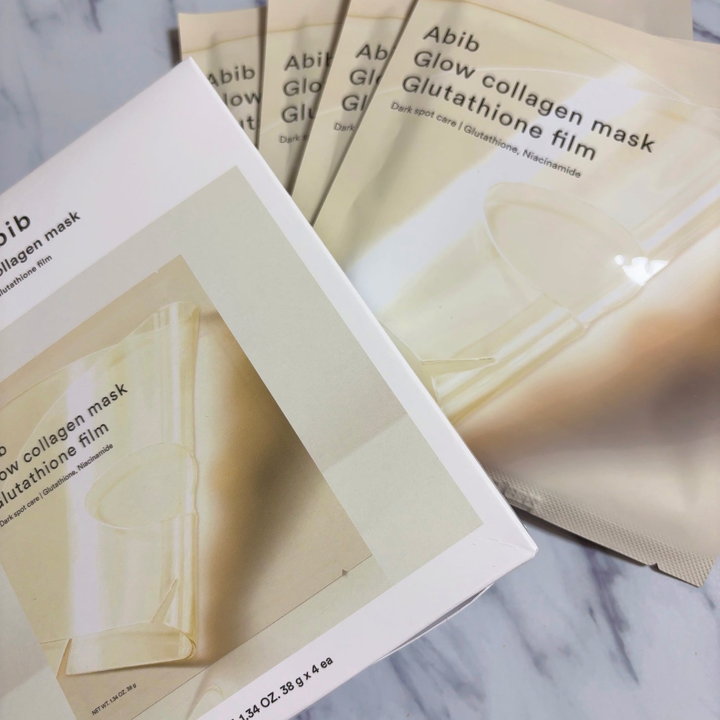 グルタチオンフィルムコラーゲンマスク/Abib /シートマスク・パックを使ったクチコミ(1枚目)