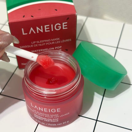 リップスリーピングマスク ウォーターメロン/LANEIGE/リップマスクを使ったクチコミ(2枚目)