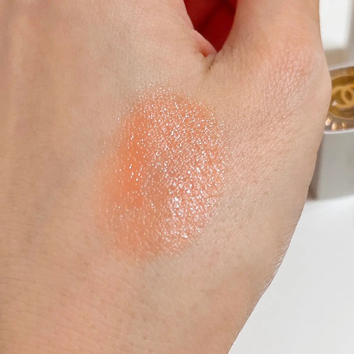 シャネル ルージュ ココ ボーム 754 テンダー ピーチ/CHANEL/口紅を使ったクチコミ（2枚目）