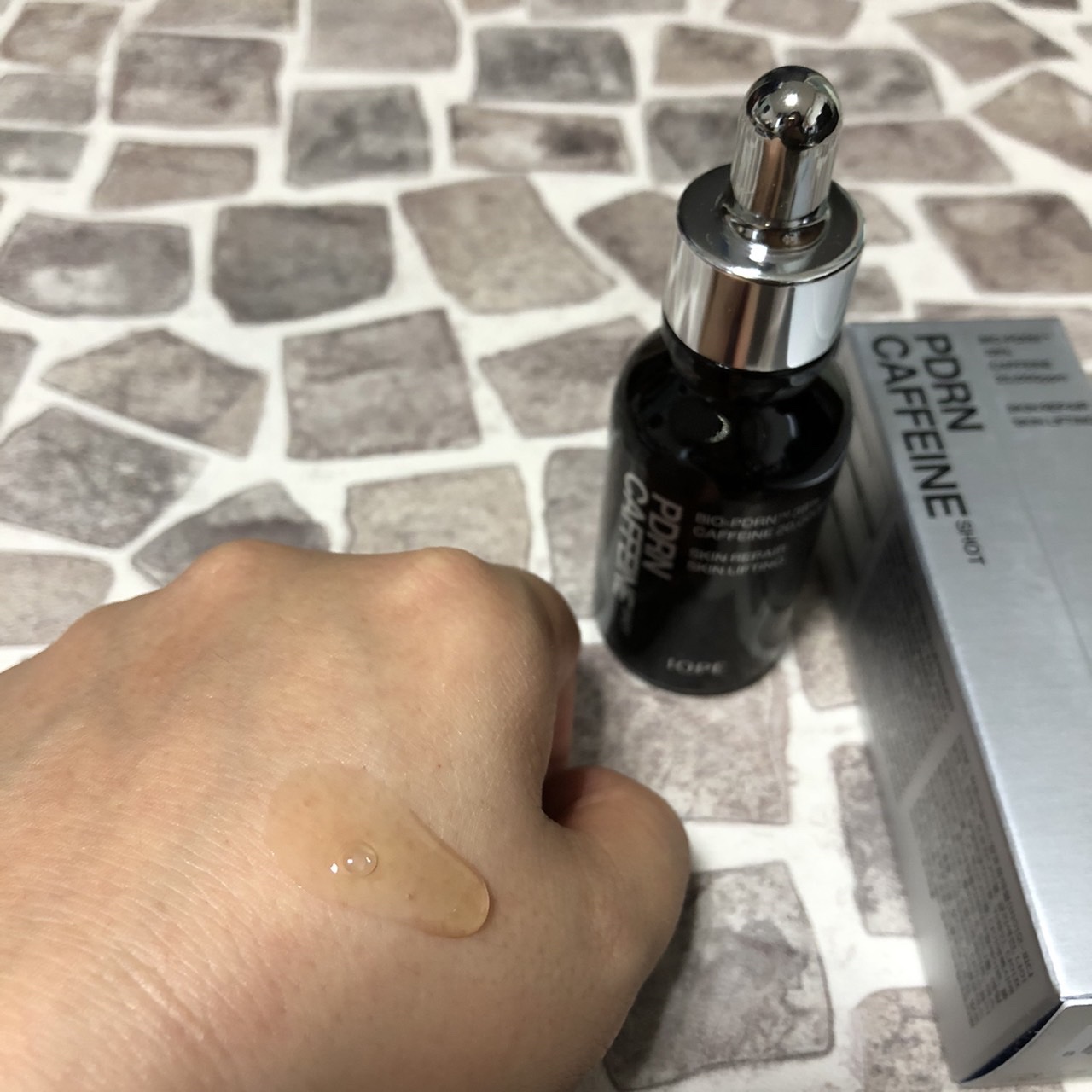 PDRNカフェインショット/IOPE/美容液を使ったクチコミ（3枚目）