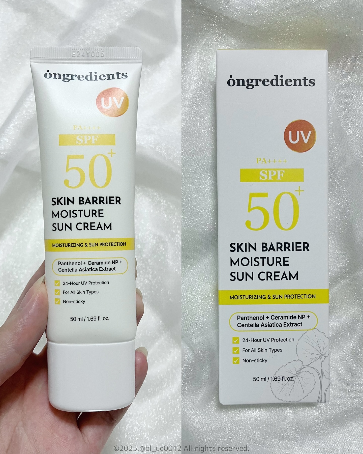 スキンバリアモイスチャーサンクリーム/Ongredients/日焼け止めクリームを使ったクチコミ（2枚目）