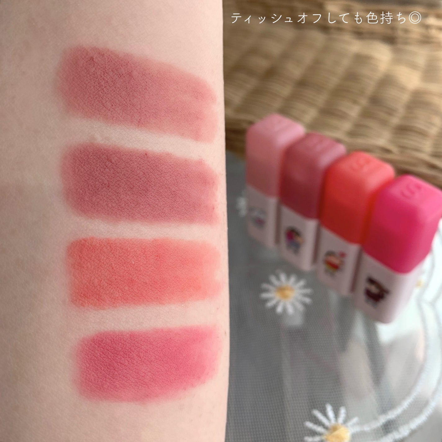 ヌーディーブラーティント/Colorgram/リップティントを使ったクチコミ(8枚目)