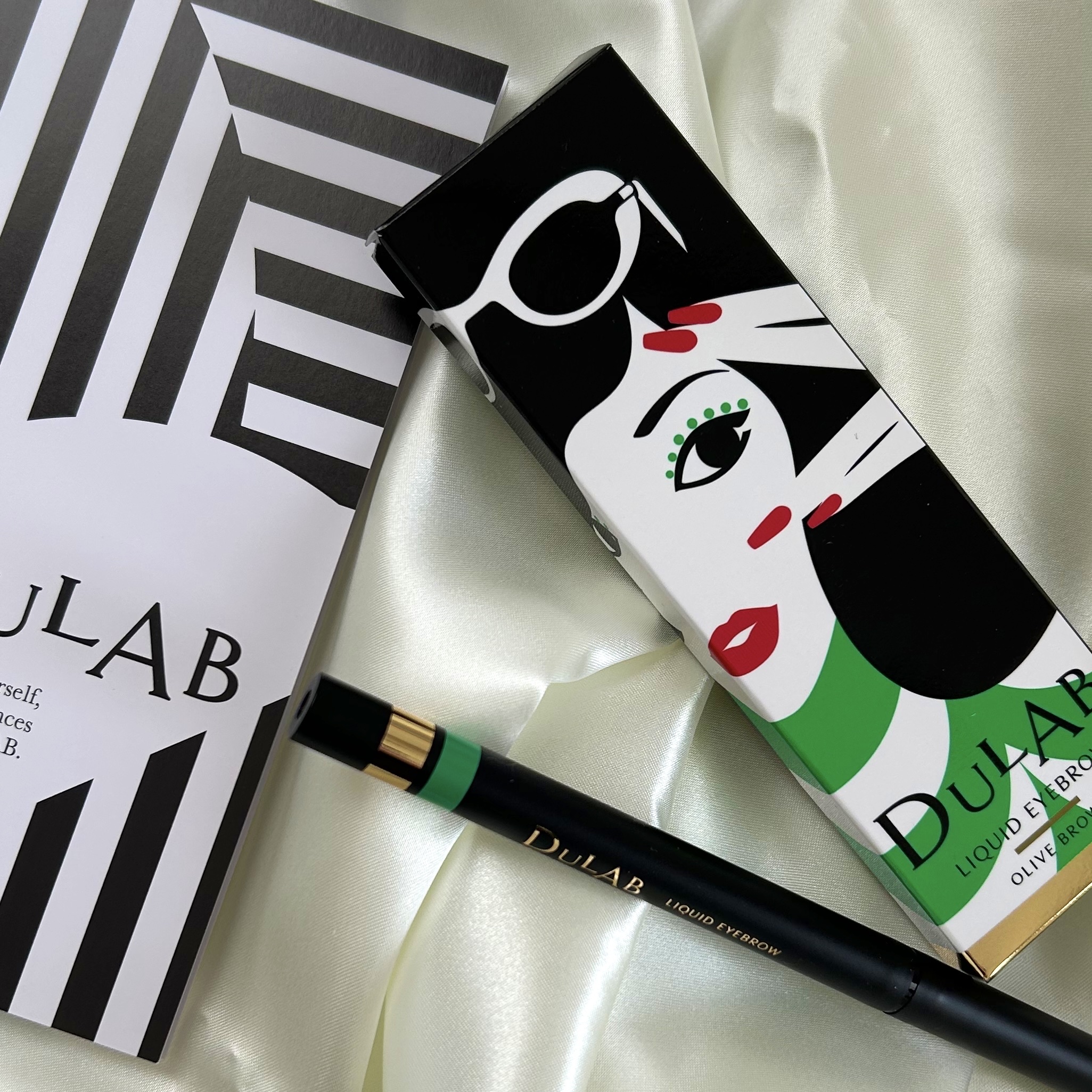 DULAB リキッドアイブロウ オリーブブラウン/DULAB/リキッドアイブロウを使ったクチコミ（1枚目）