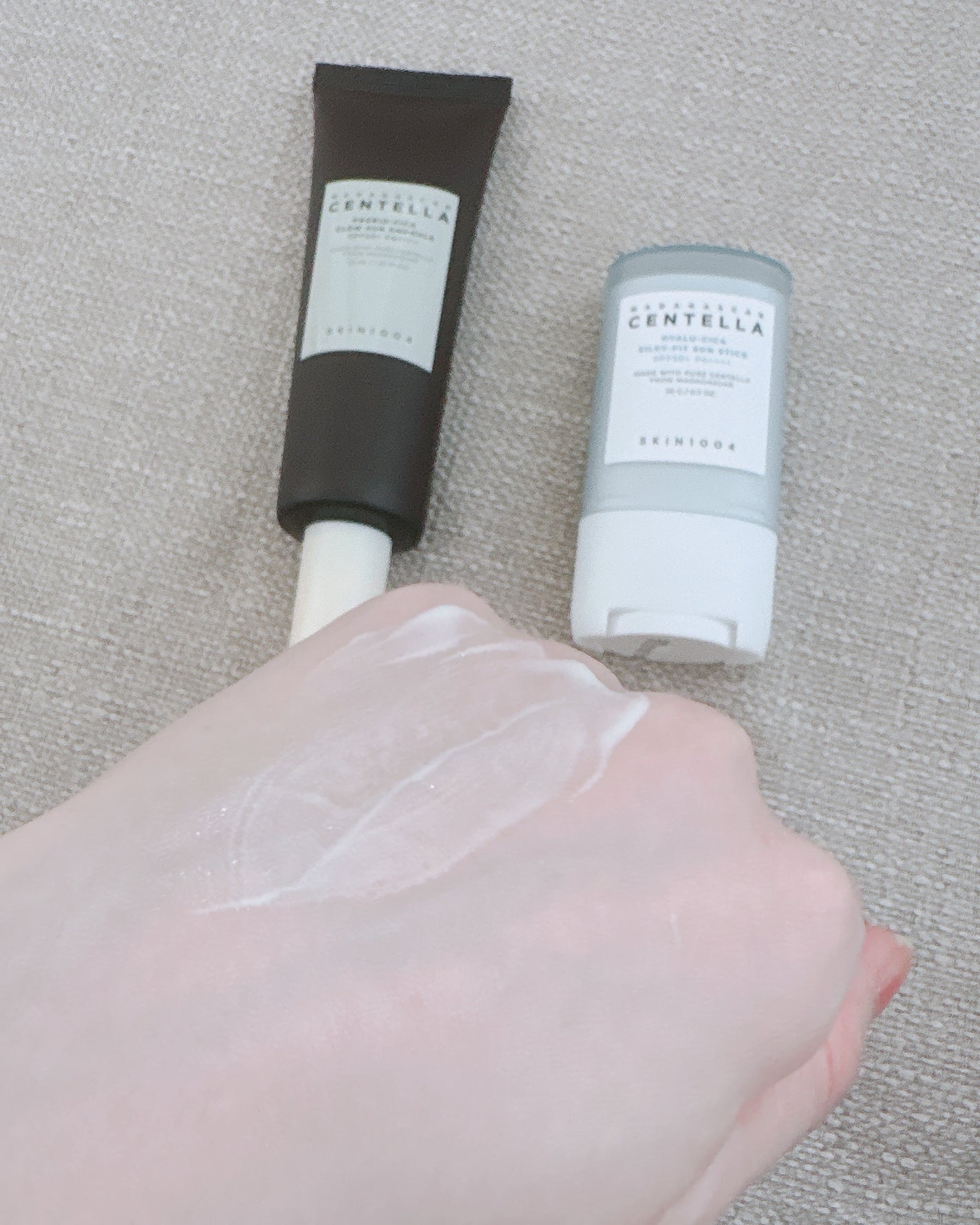 ヒアルーシカ ウォーターフィット サンセラム/SKIN1004/日焼け止めローションを使ったクチコミ(7枚目)