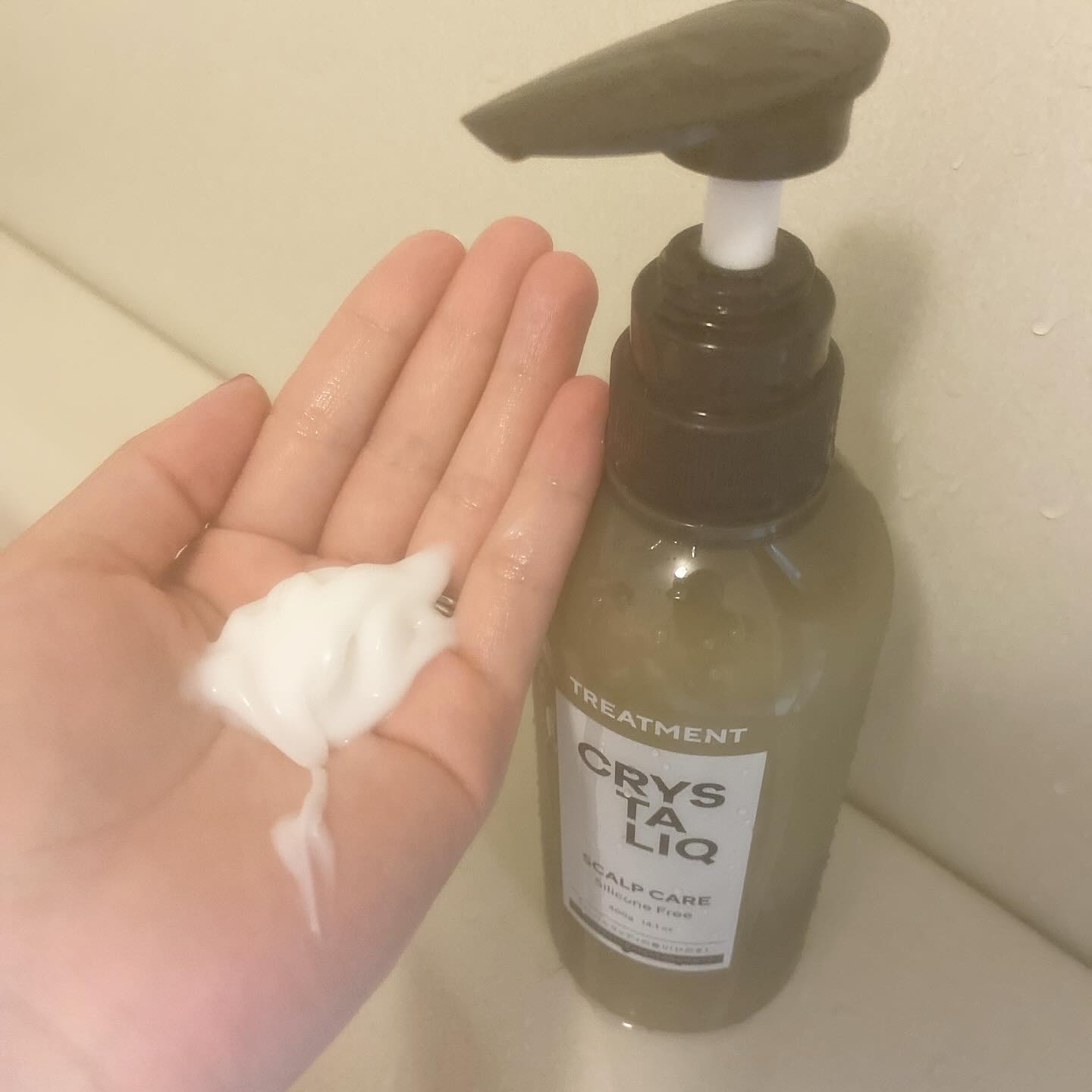 CRYSTALIQ スキャルプケア シャンプー/トリートメント/Crystaliq /市販シャンプーを使ったクチコミ（3枚目）